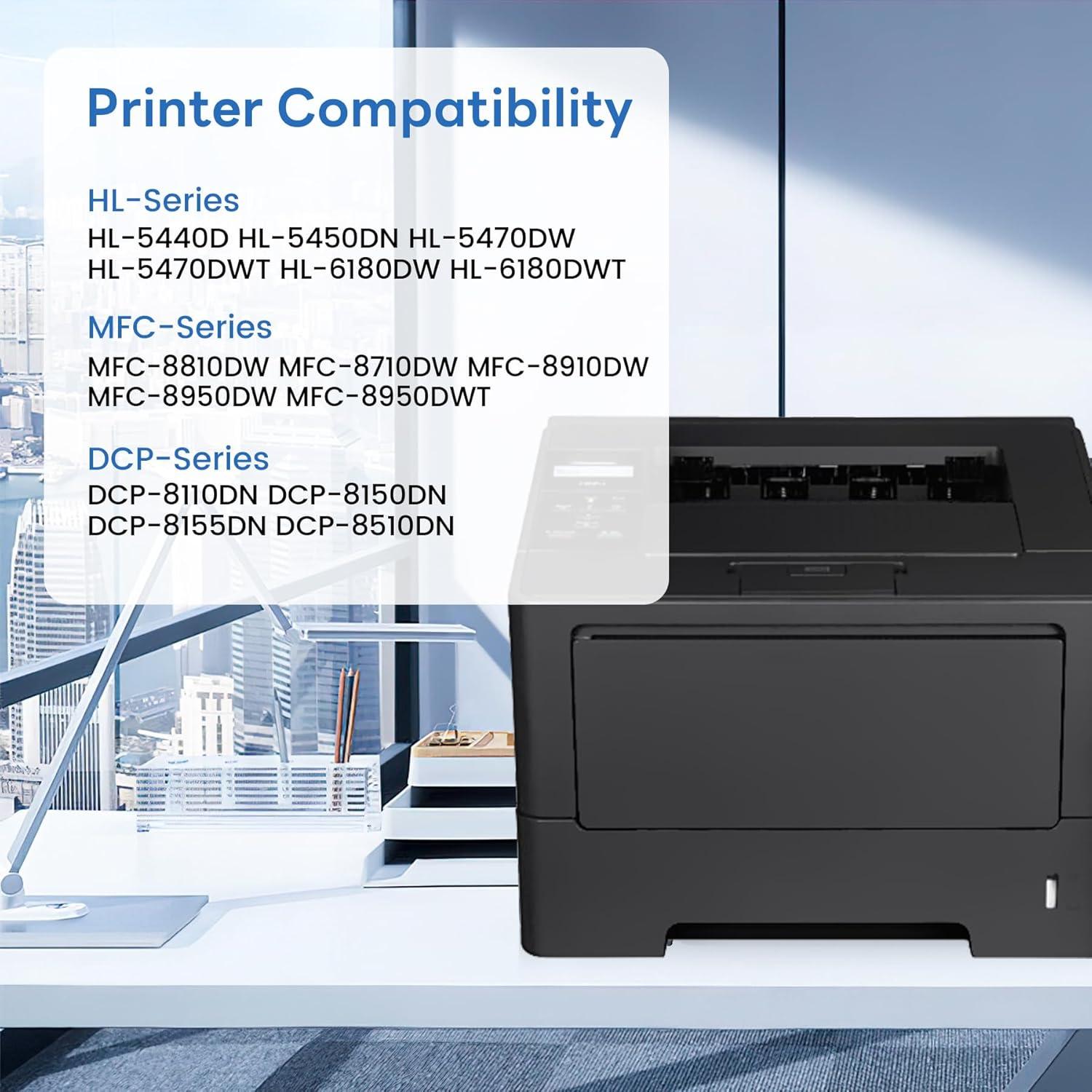 Cartucho de Tóner Negro Alto Rendimiento Snowflake TN750 TN720 - Paquete de 2