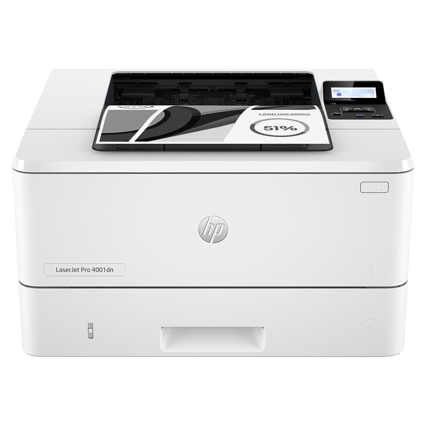 Impresora HP LaserJet Pro 4001dn B/N, 42 ppm, Doble Cara, Ethernet