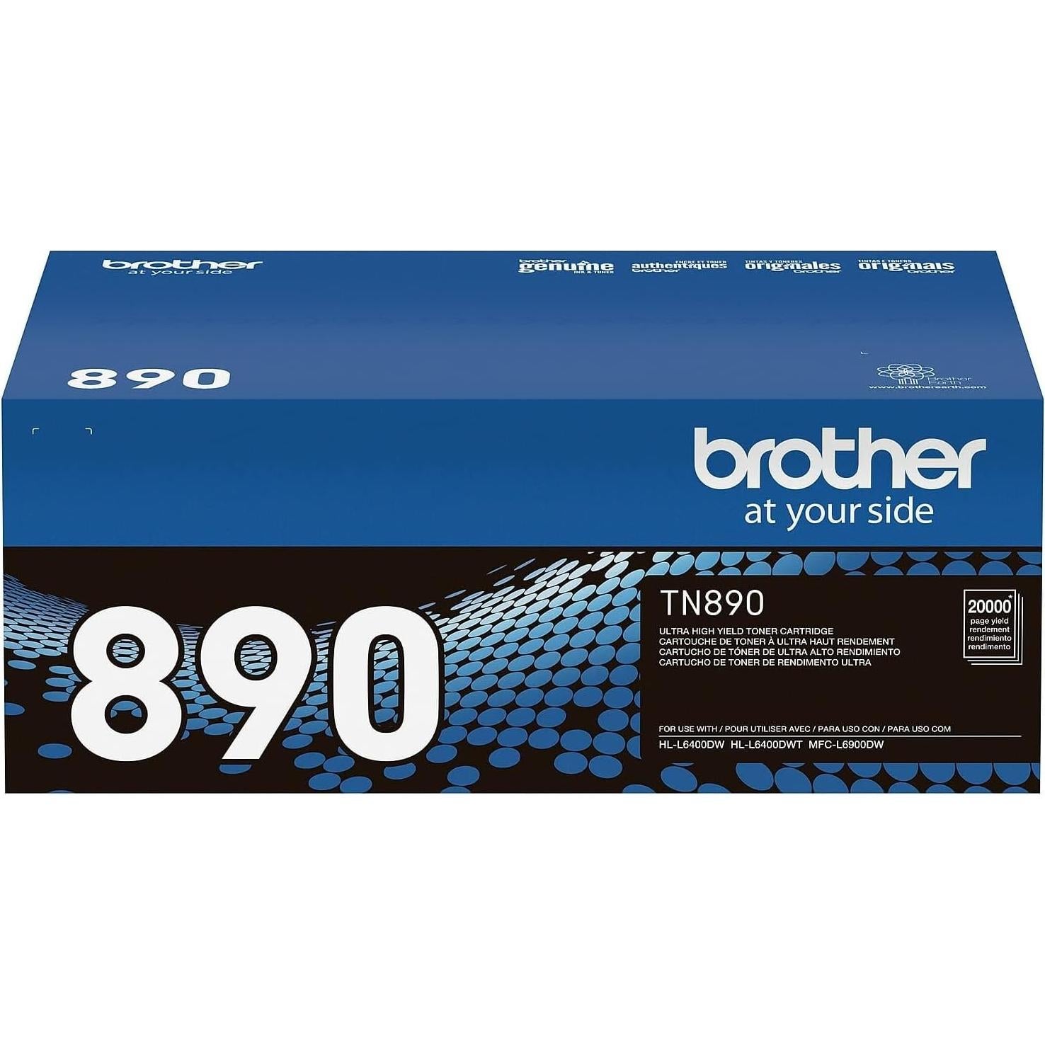 Tóner Brother TN-890 Alta Capacidad 20K para HL-L6400DW