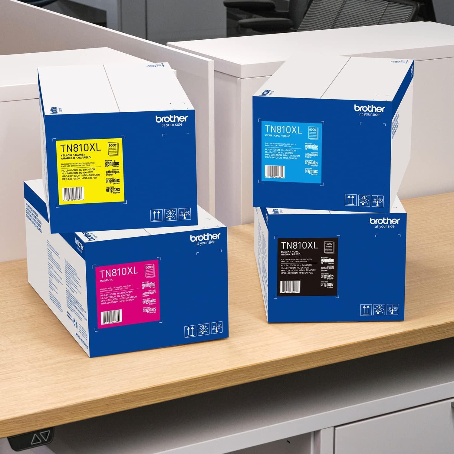 Cartucho de Tóner Magenta Brother TN810XLM Alta Capacidad 9000 Páginas