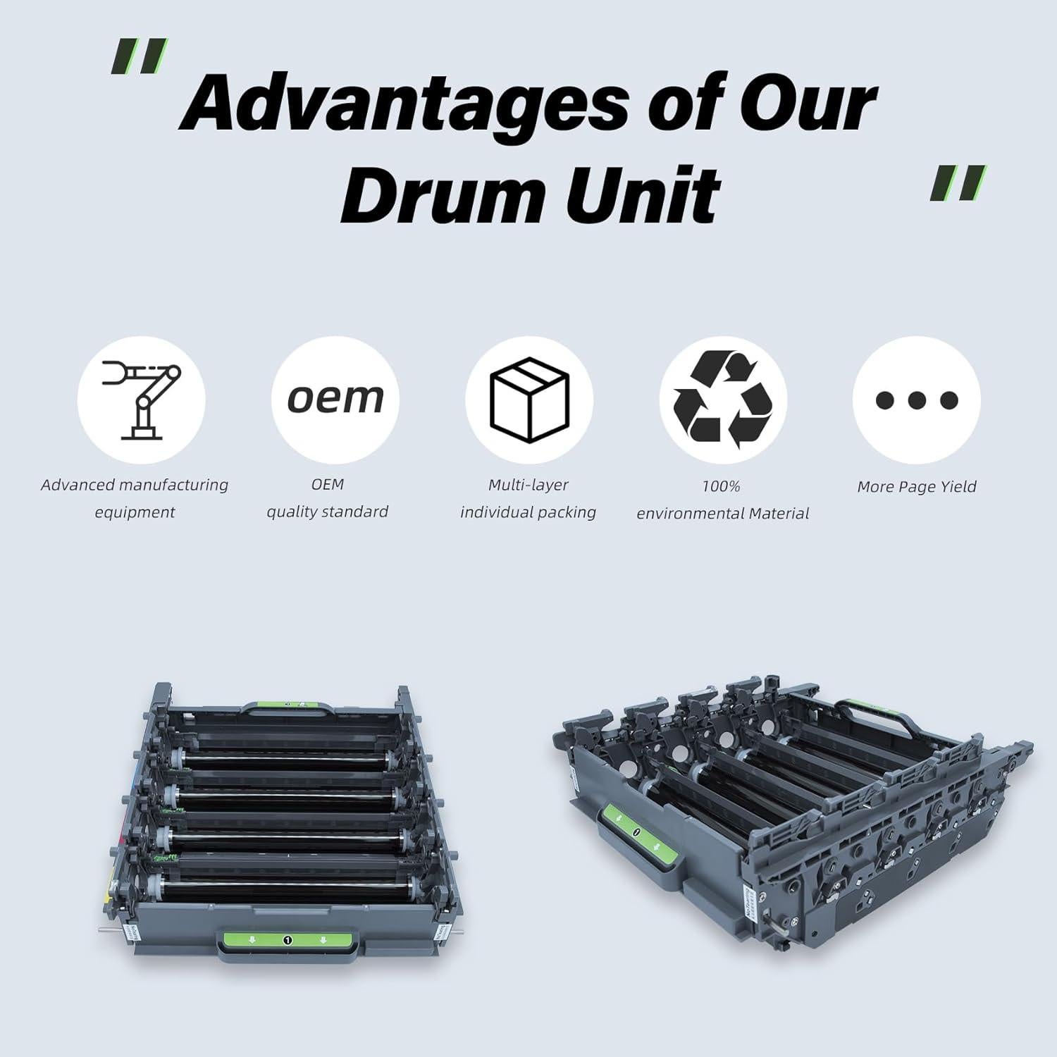 Unidad de tambor de reemplazo Brother DR-431CL 30000 páginas