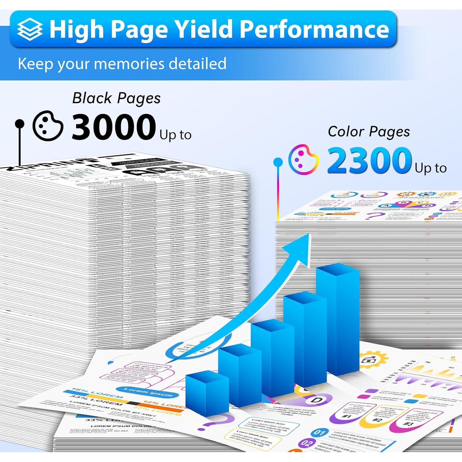 Tóner Compatible ZIPRINT TN229XL 4 Paquete para Brother