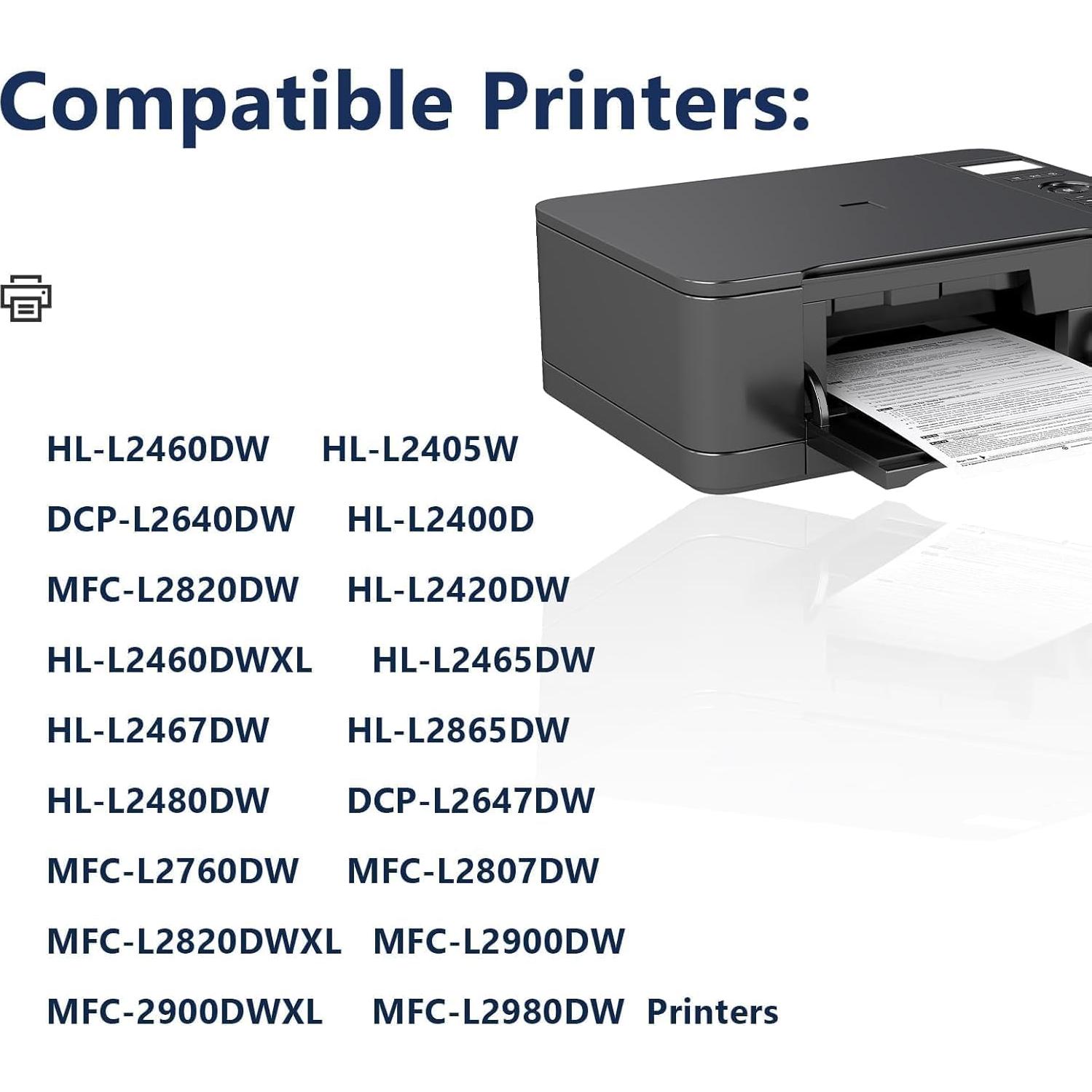 Cartucho de Tóner TN830XL VASTSUN Compatible Negro Paquete de 2