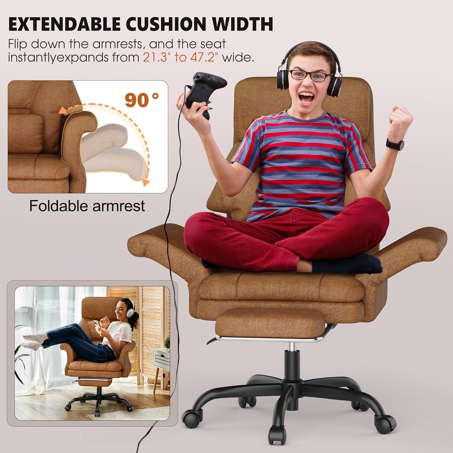 Silla de Oficina ELABEST C39 XL Reclinable Ergonomica