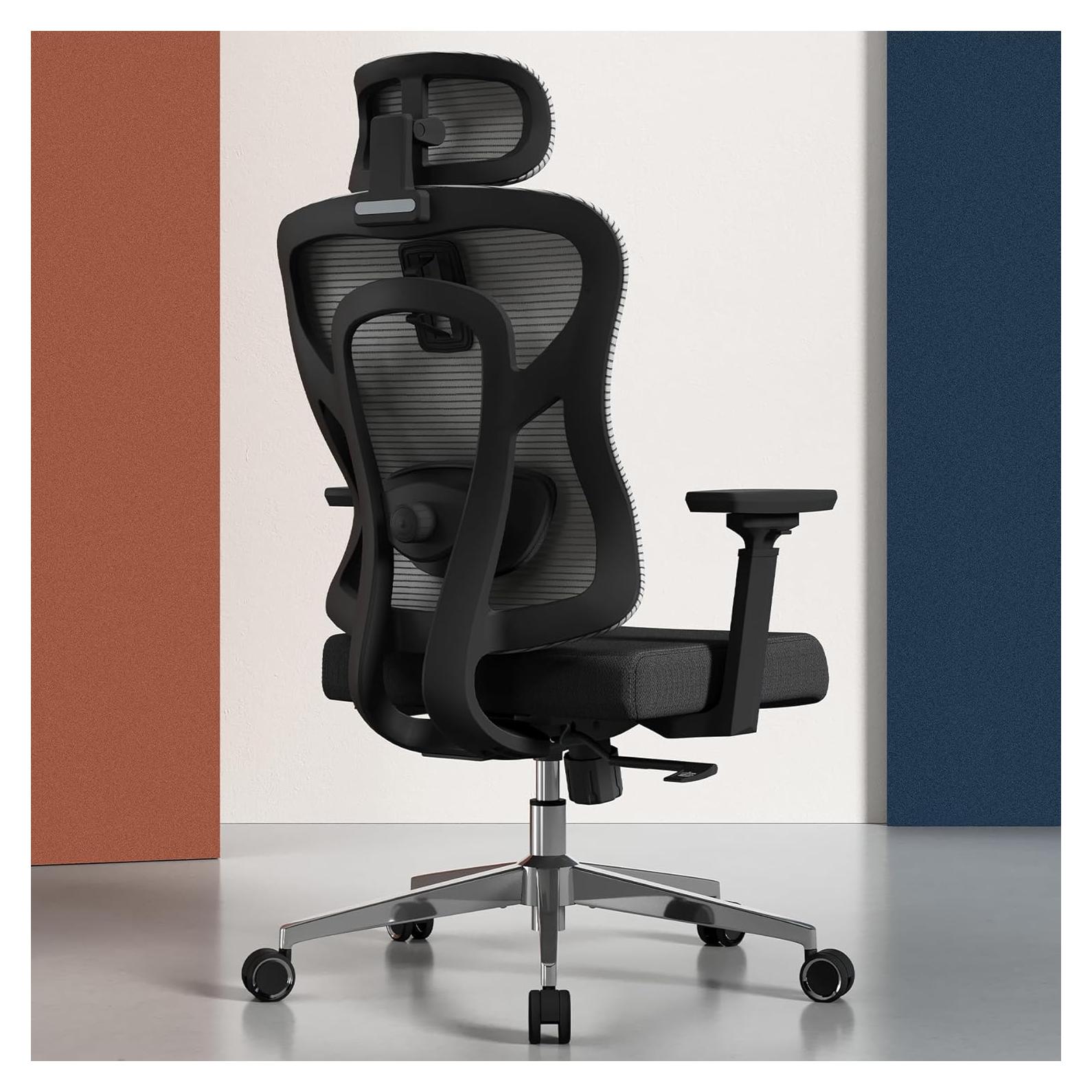 Silla de Oficina Ergonómica Logicfox Ultra con Reposacabezas Ajustable