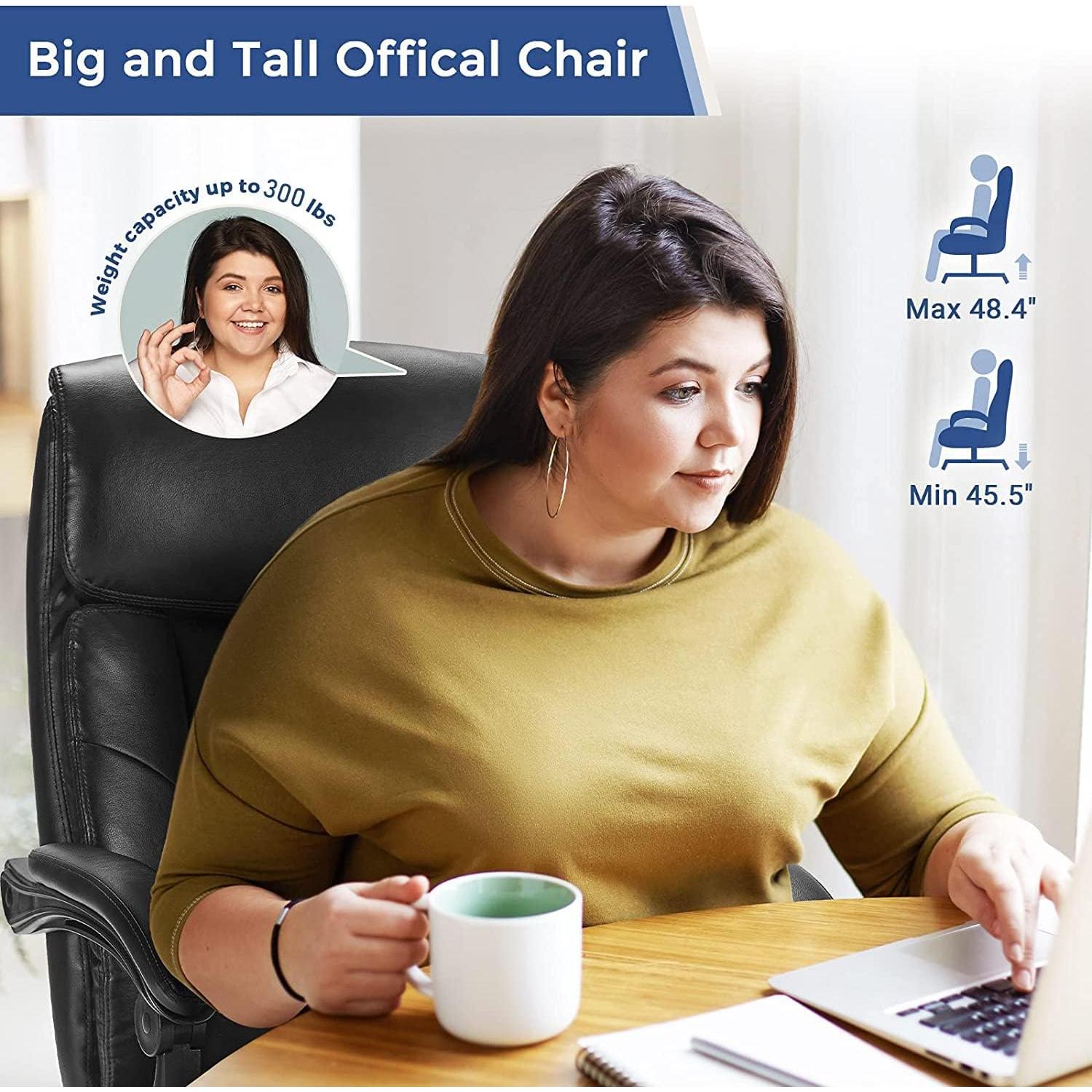 Silla de Oficina Ejecutiva DUMOS Reclinable con Descansabrazos