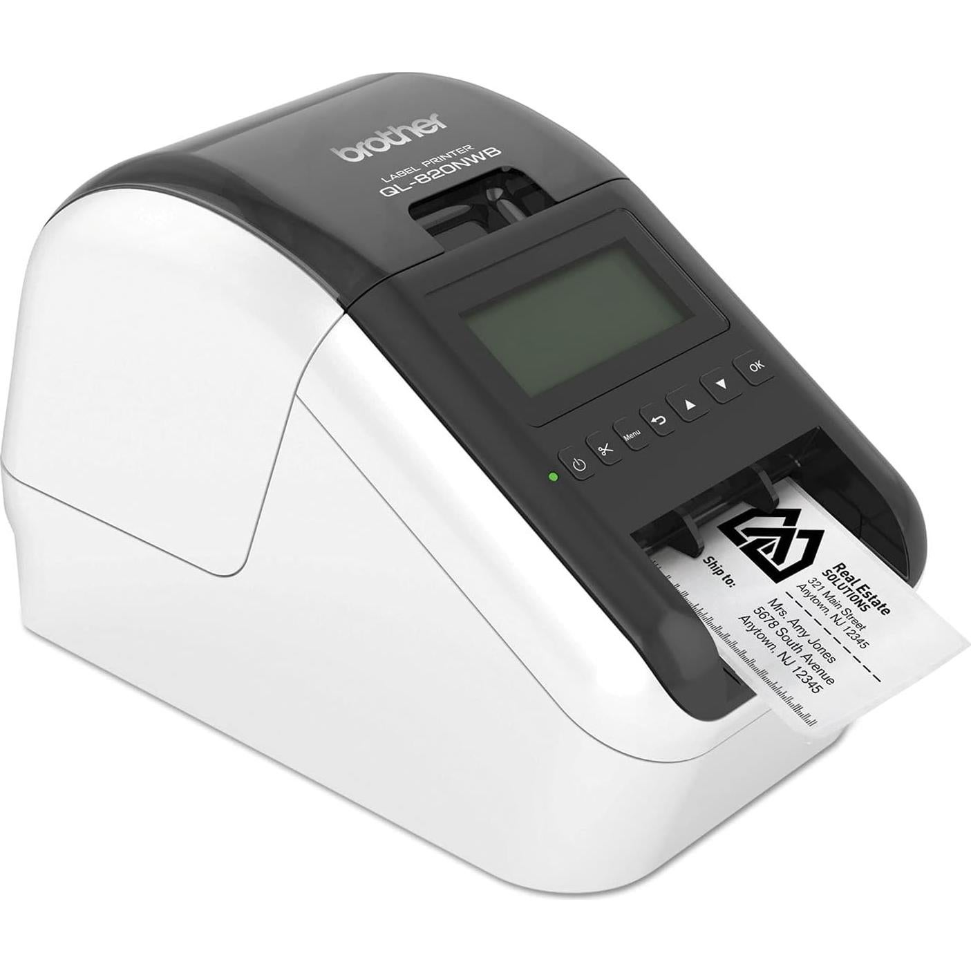 Impresora de Etiquetas Brother QL-820NWB Monocromática 300dpi