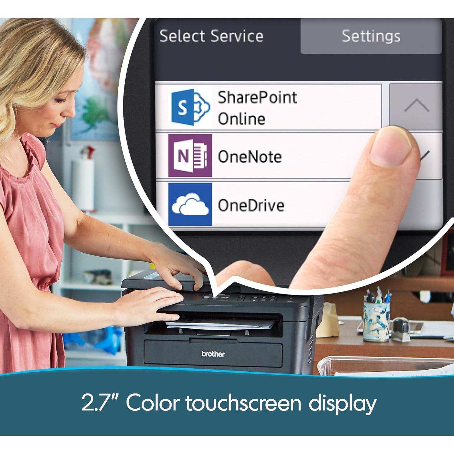 Impresora Láser Monocromática Brother HL-L2395DW Todo-en-Uno