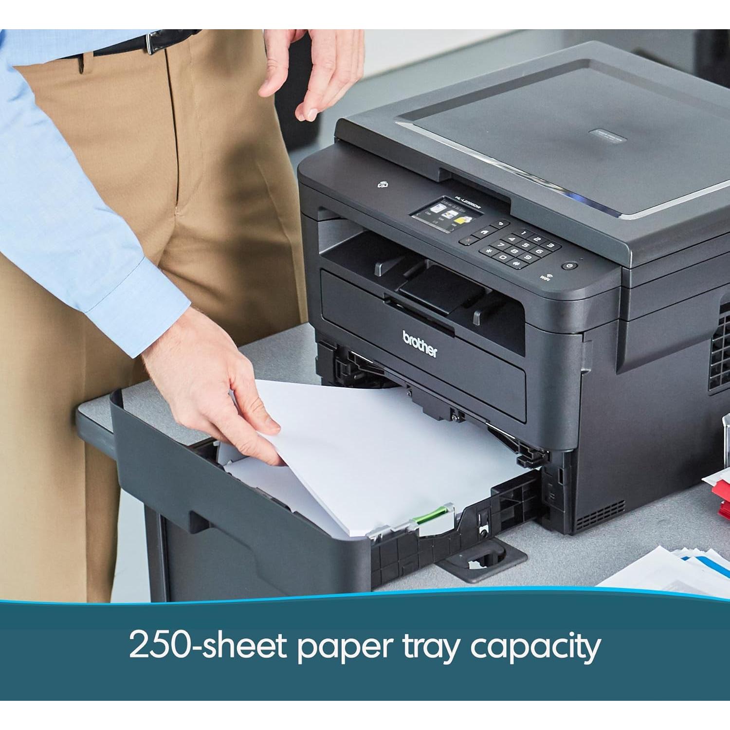 Impresora Láser Monocromática Brother HL-L2395DW Todo-en-Uno