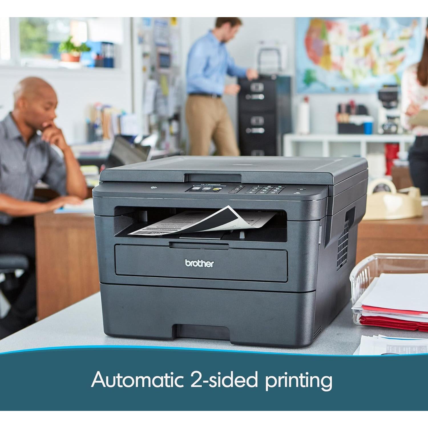 Impresora Láser Monocromática Brother HL-L2395DW Todo-en-Uno