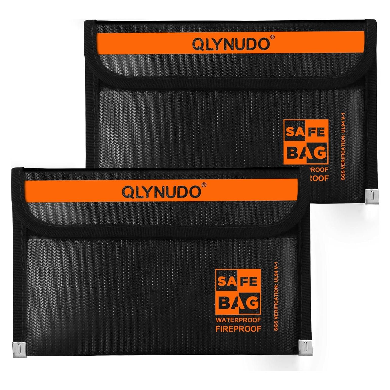 Bolsa de Documentos a Prueba de Fuego Enord 20x13 cm Impermeable