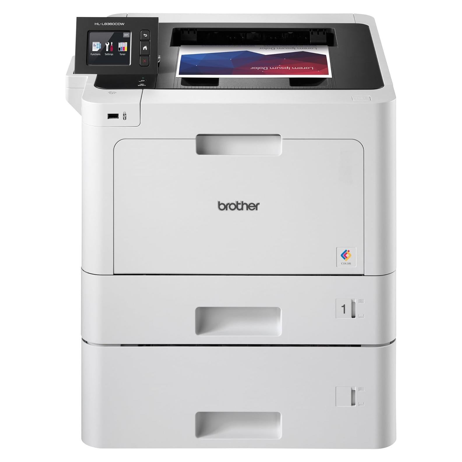 Impresora Láser a Color Brother HL-L8360CDWT, Dúplex, Wi-Fi