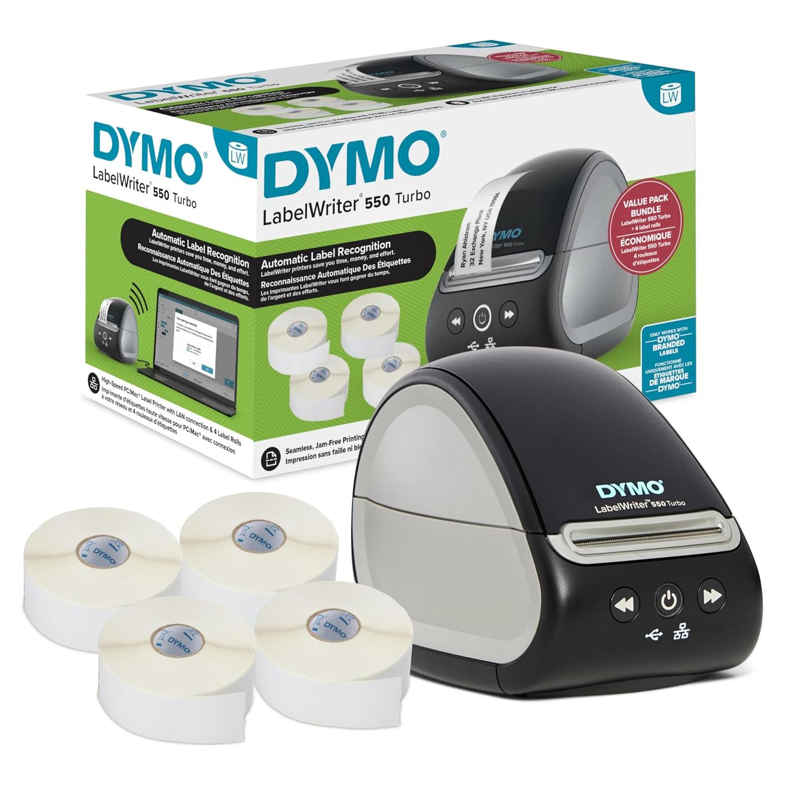 Impresora de Etiquetas DYMO LabelWriter 550 Turbo - 1.27x2.54cm