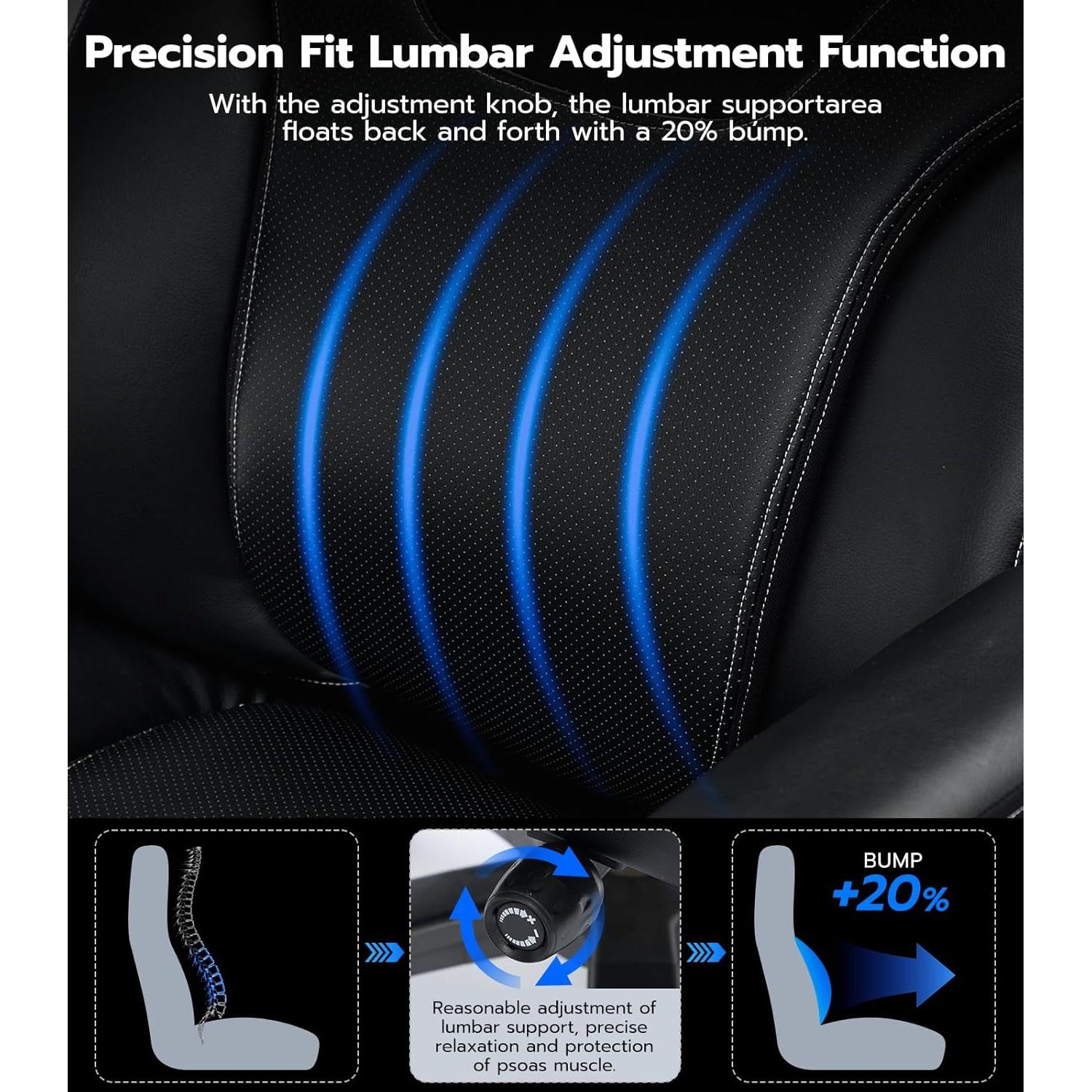 Silla de Oficina Ergonómica VizysxlCorp 2041 Alta 272 kg