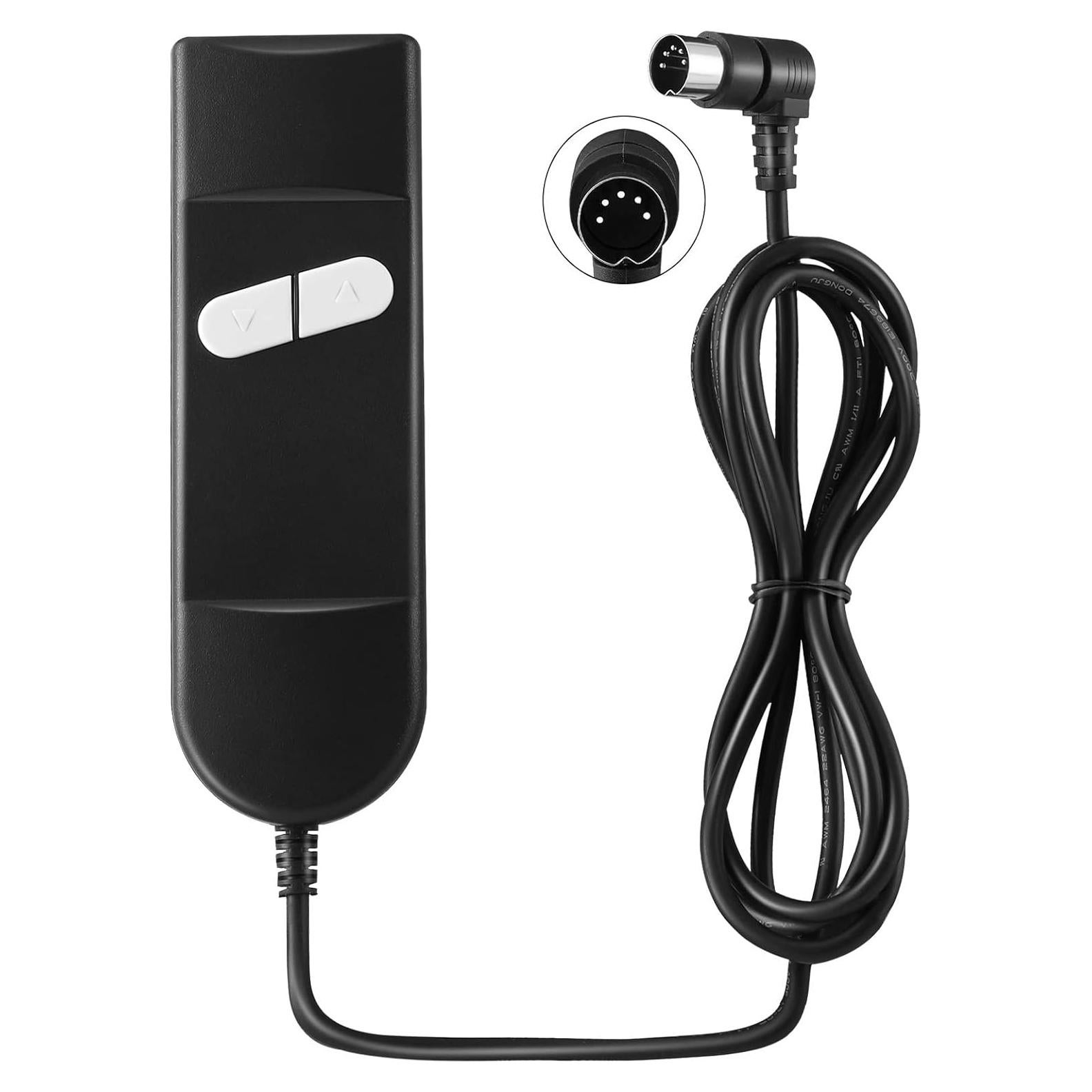 Control Remoto Silla Elevadora Enmja 2 Botones 5 Pines Negro