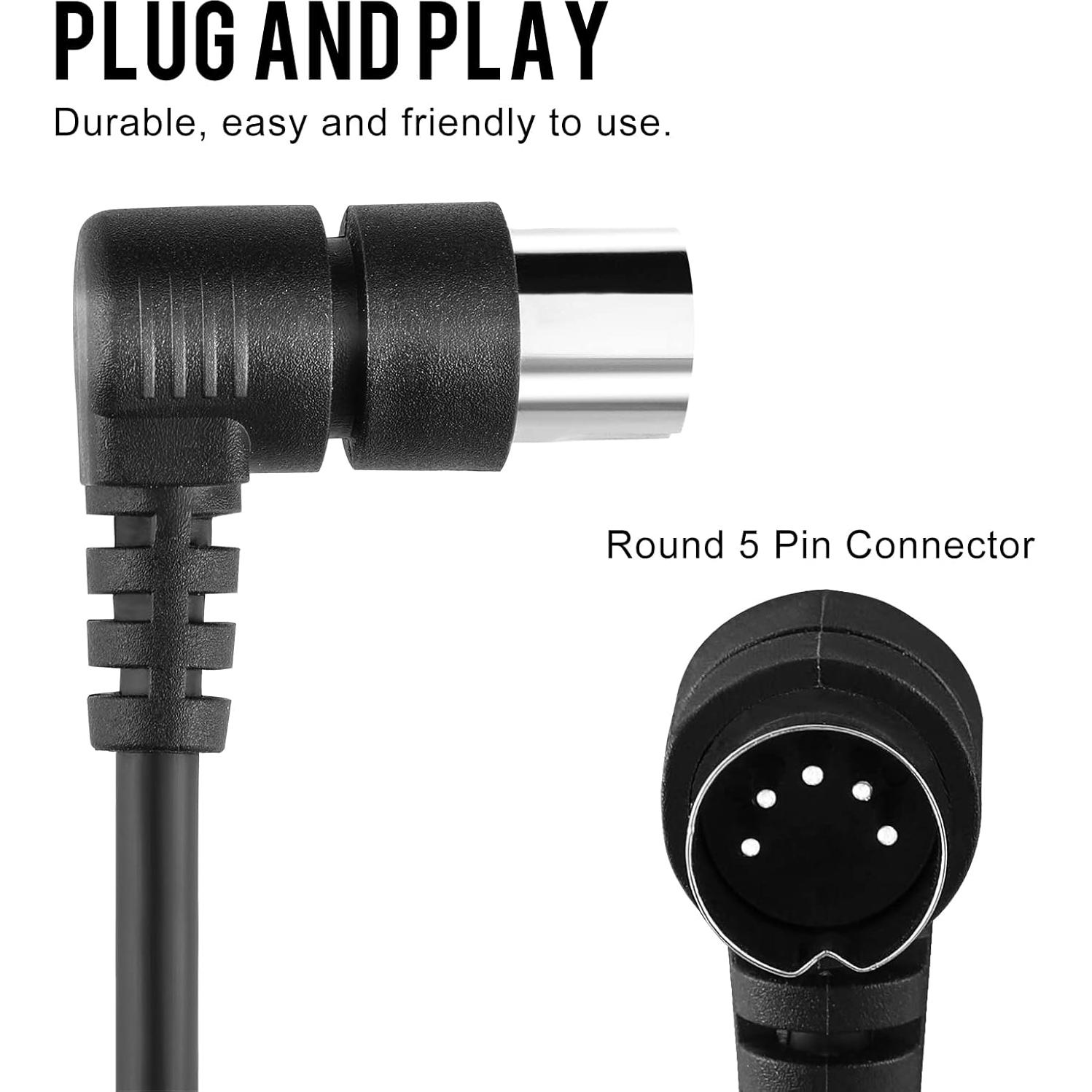 Control Remoto Silla Elevadora Enmja 2 Botones 5 Pines Negro