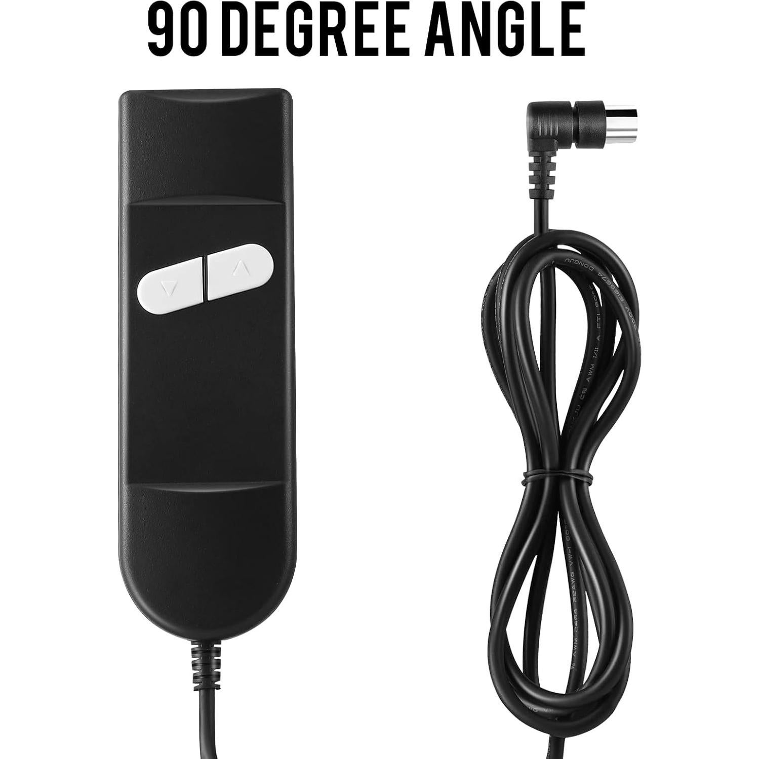 Control Remoto Silla Elevadora Enmja 2 Botones 5 Pines Negro