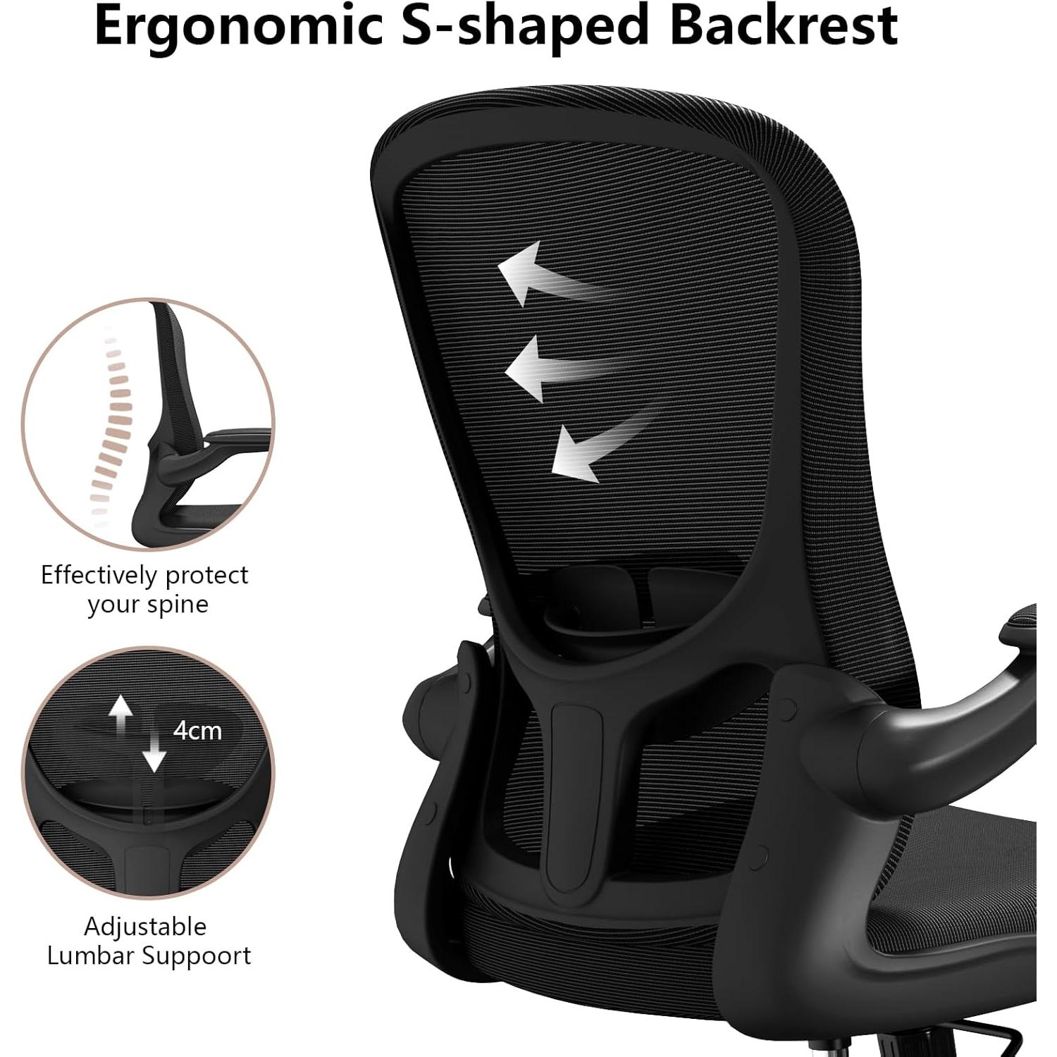 Silla de Oficina Ergonómica Silybon EX938 Ajustable Negro