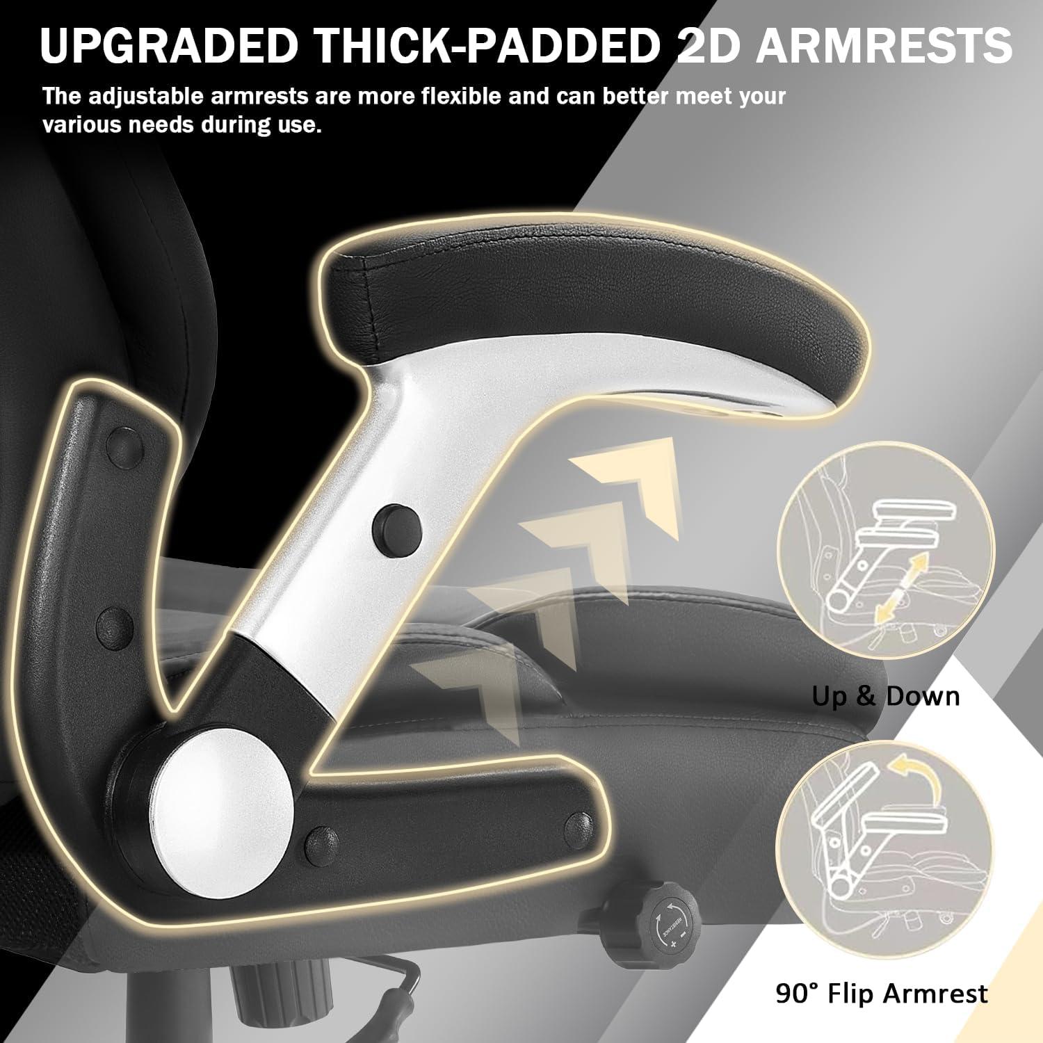 Silla de Oficina VITESSE DX-EOCUP-BLK-2 Ergonómica 272kg