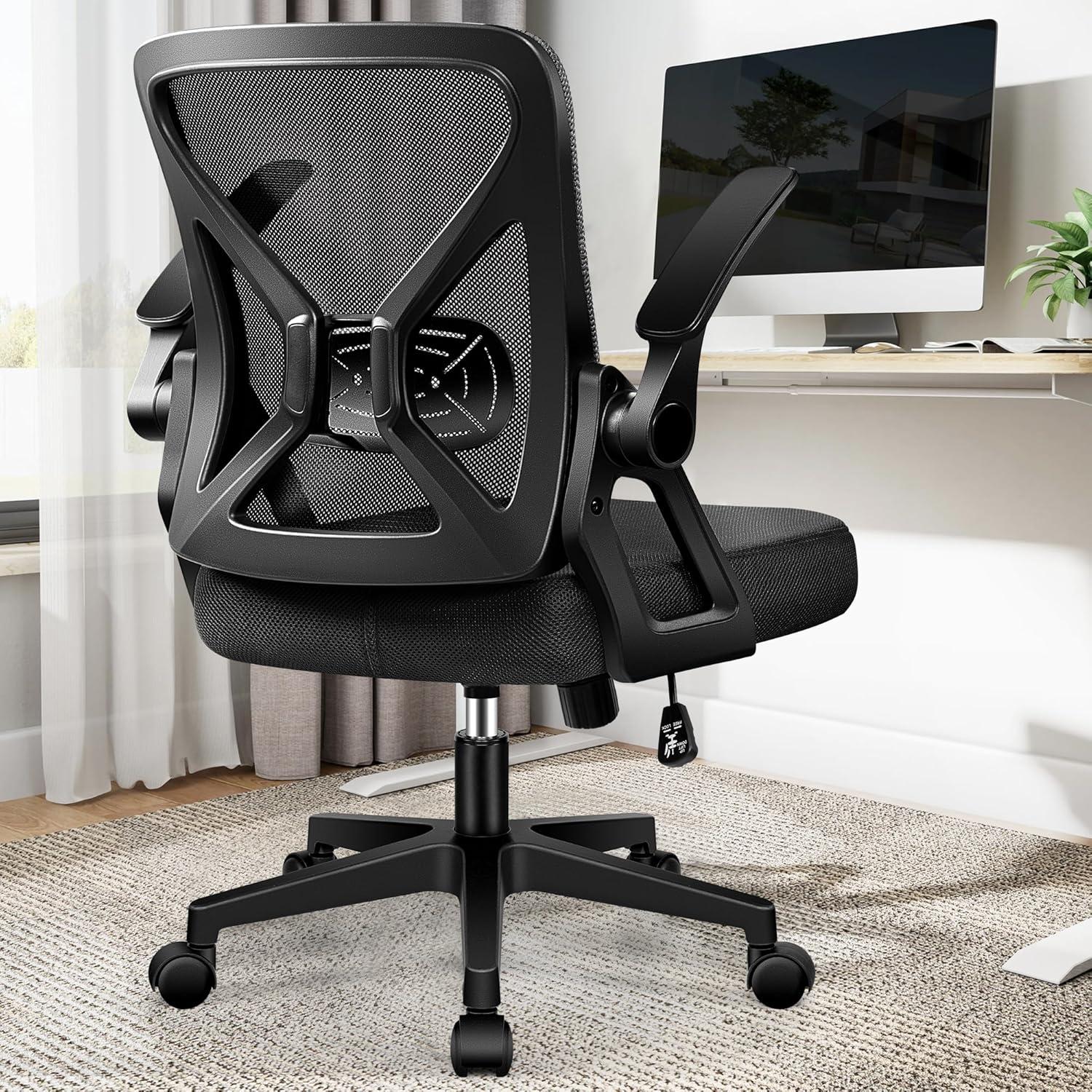 Silla de Oficina Ergonómica FelixKing Negra con Soporte Lumbar