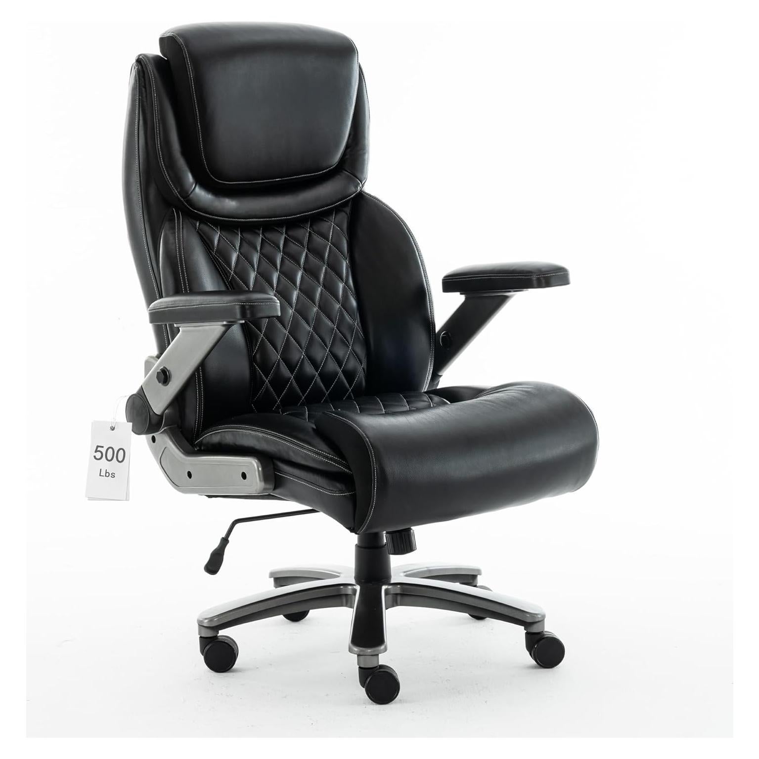 Silla de Oficina Ergonómica Vigosit 500 lbs Negro Ajustable