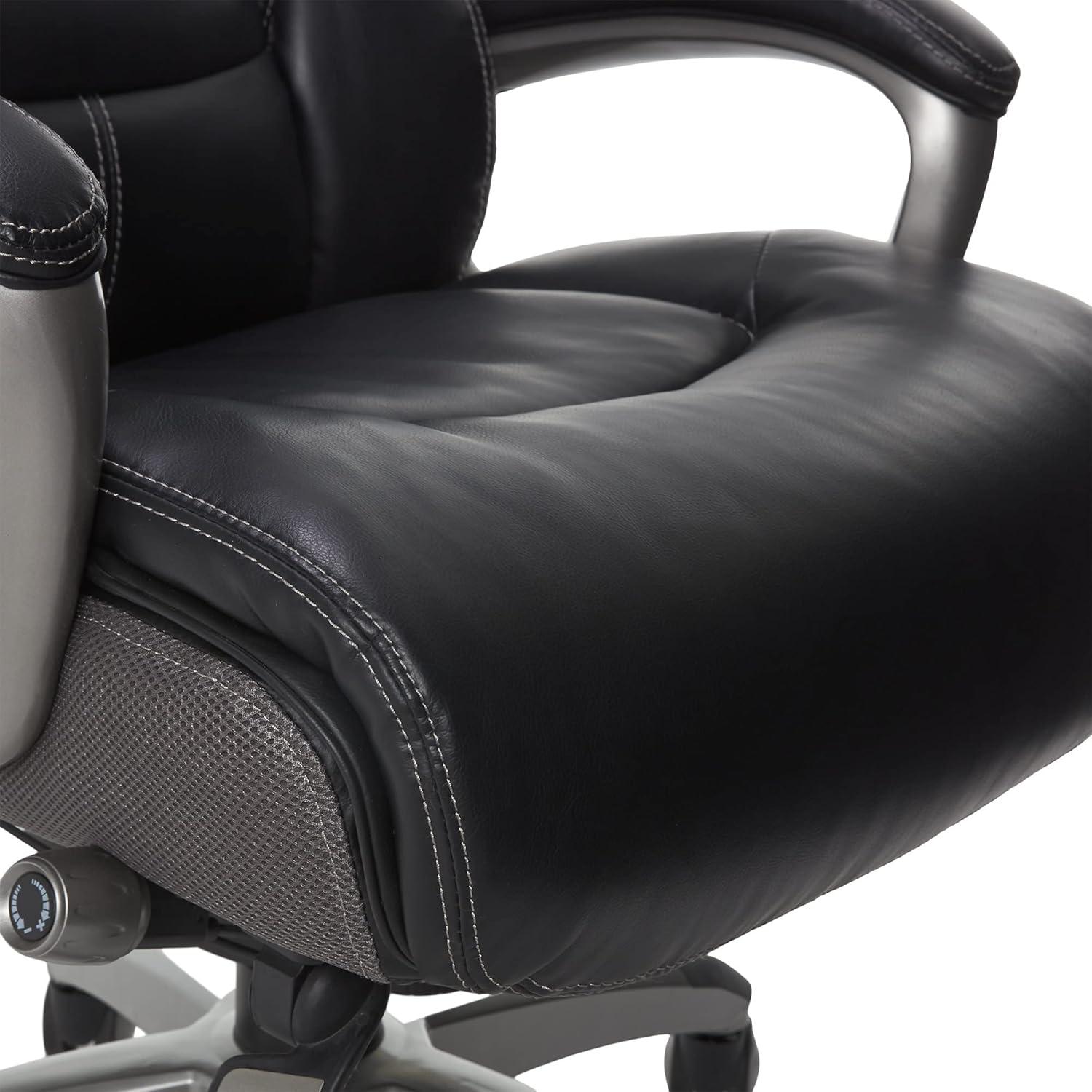 Silla de Oficina Ejecutiva Serta Lautner Ergonómica Negra y Gris
