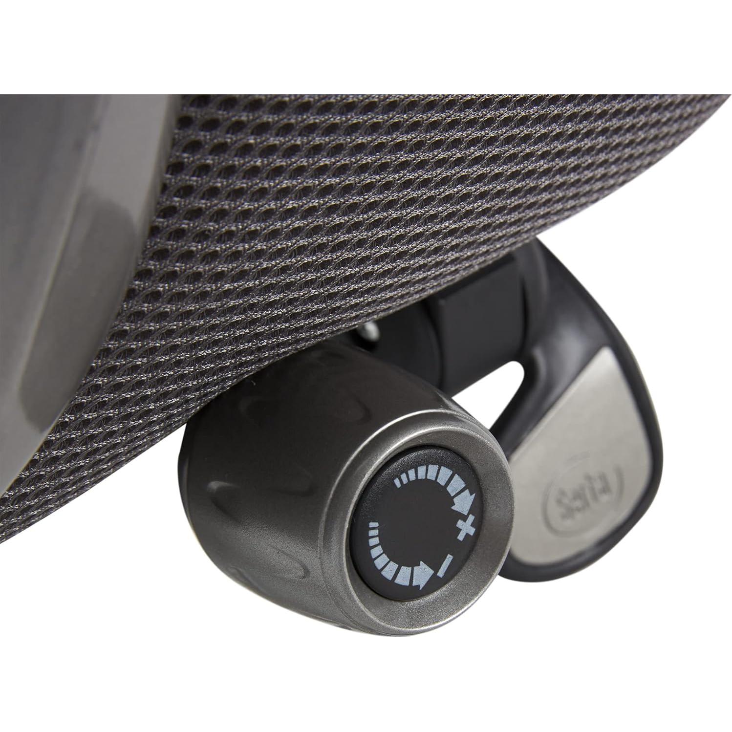 Silla de Oficina Ejecutiva Serta Lautner Ergonómica Negra y Gris