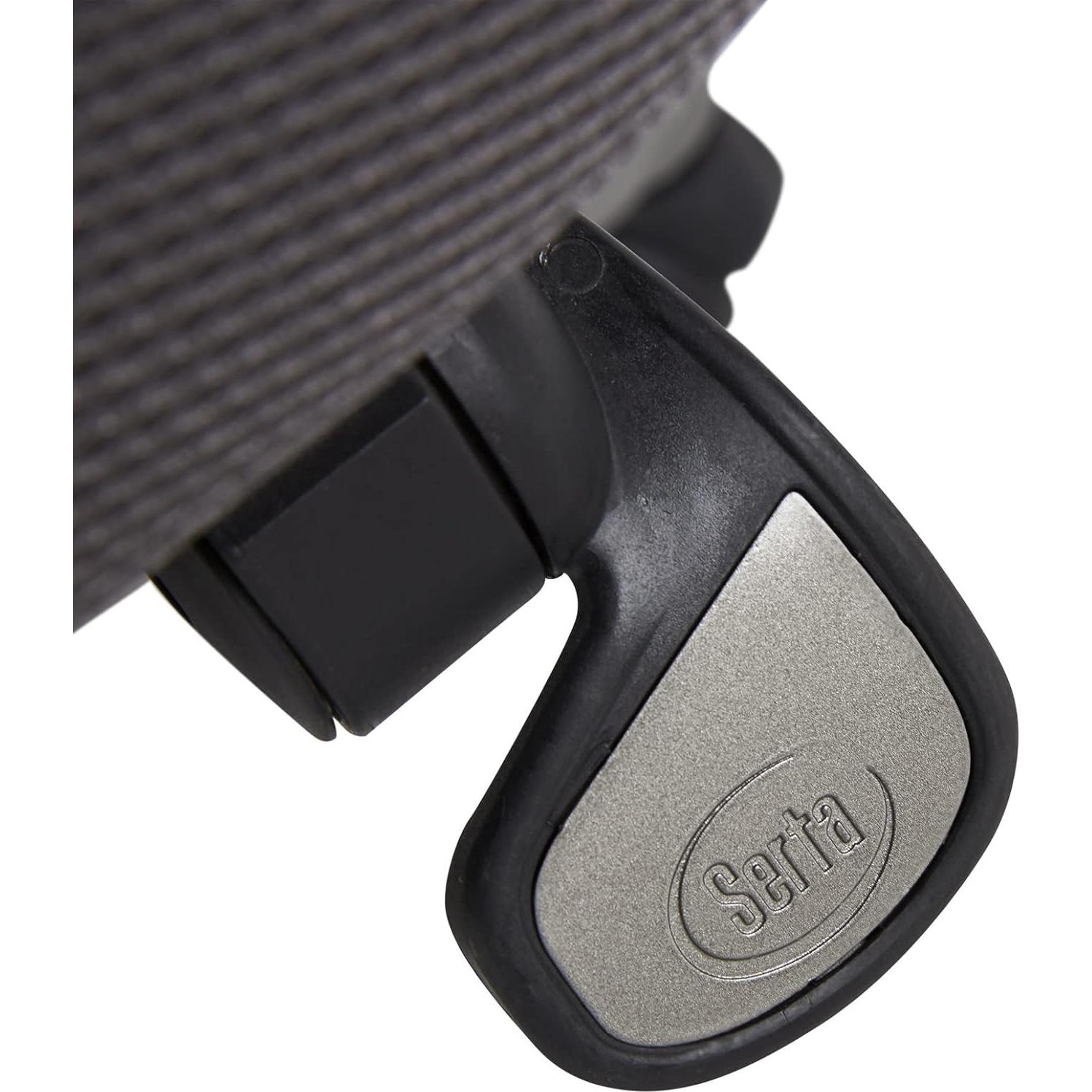 Silla de Oficina Ejecutiva Serta Lautner Ergonómica Negra y Gris