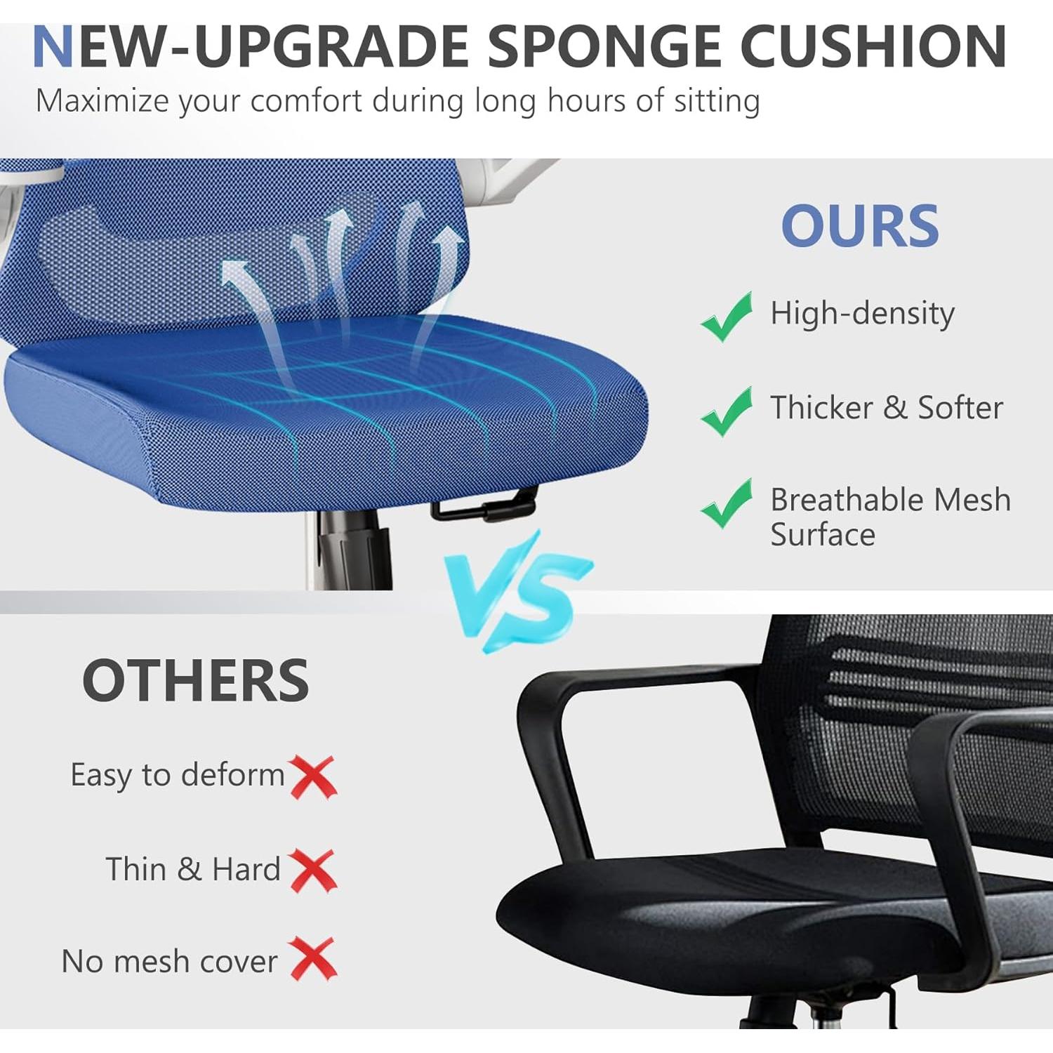 Silla de Oficina Ergonómica Balmstar 0669-ZH Ajustable 158.76 kg