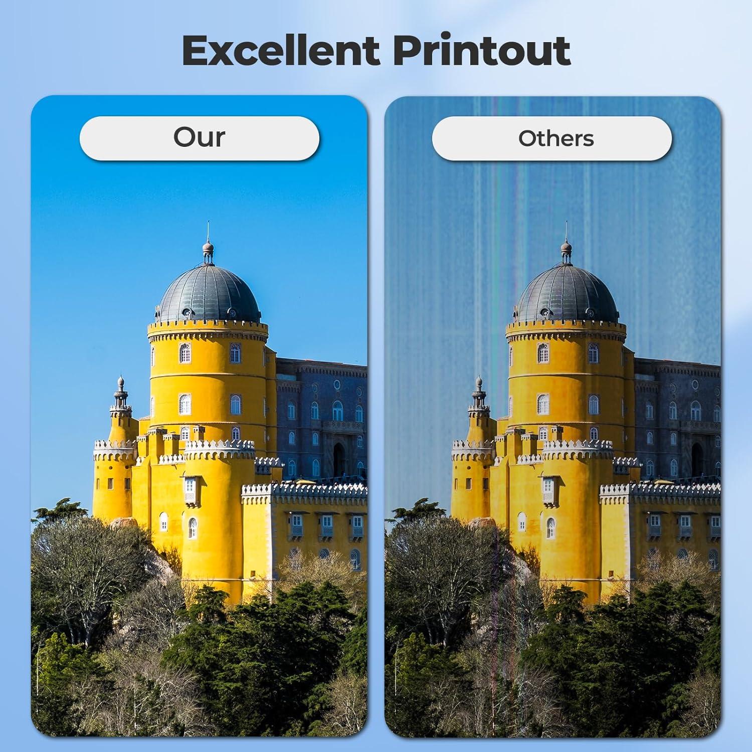 Botellas de Recarga de Tinta 542 Topcolor para Impresoras ET-5150/ET-5170