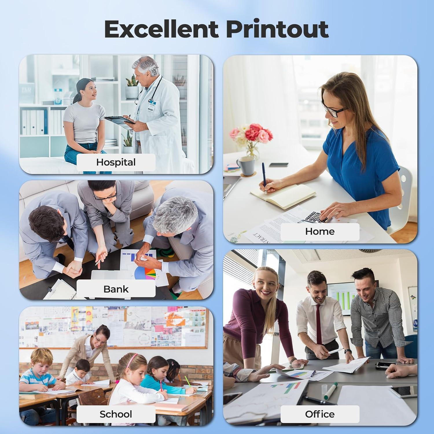 Botellas de Recarga de Tinta 542 Topcolor para Impresoras ET-5150/ET-5170