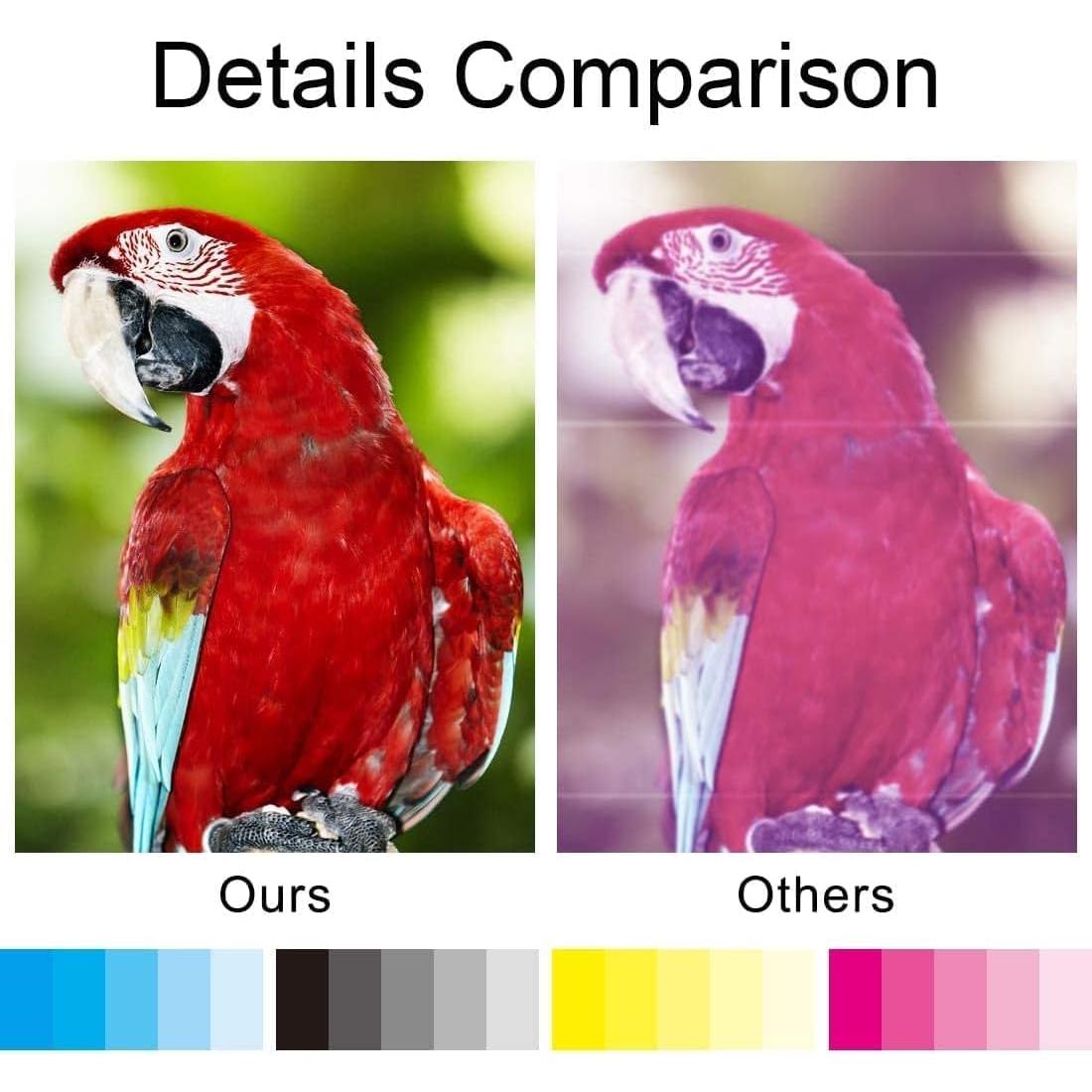 Kit de Botellas de Tinta de Relleno T522 Printers Jack 4 Paquetes