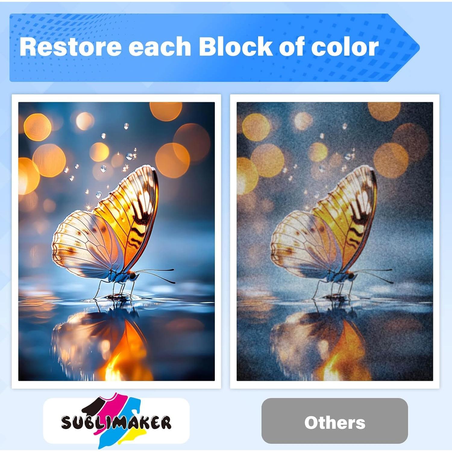 Botellas de Recarga de Tinta 502 Sublimaker - 5 Paquetes