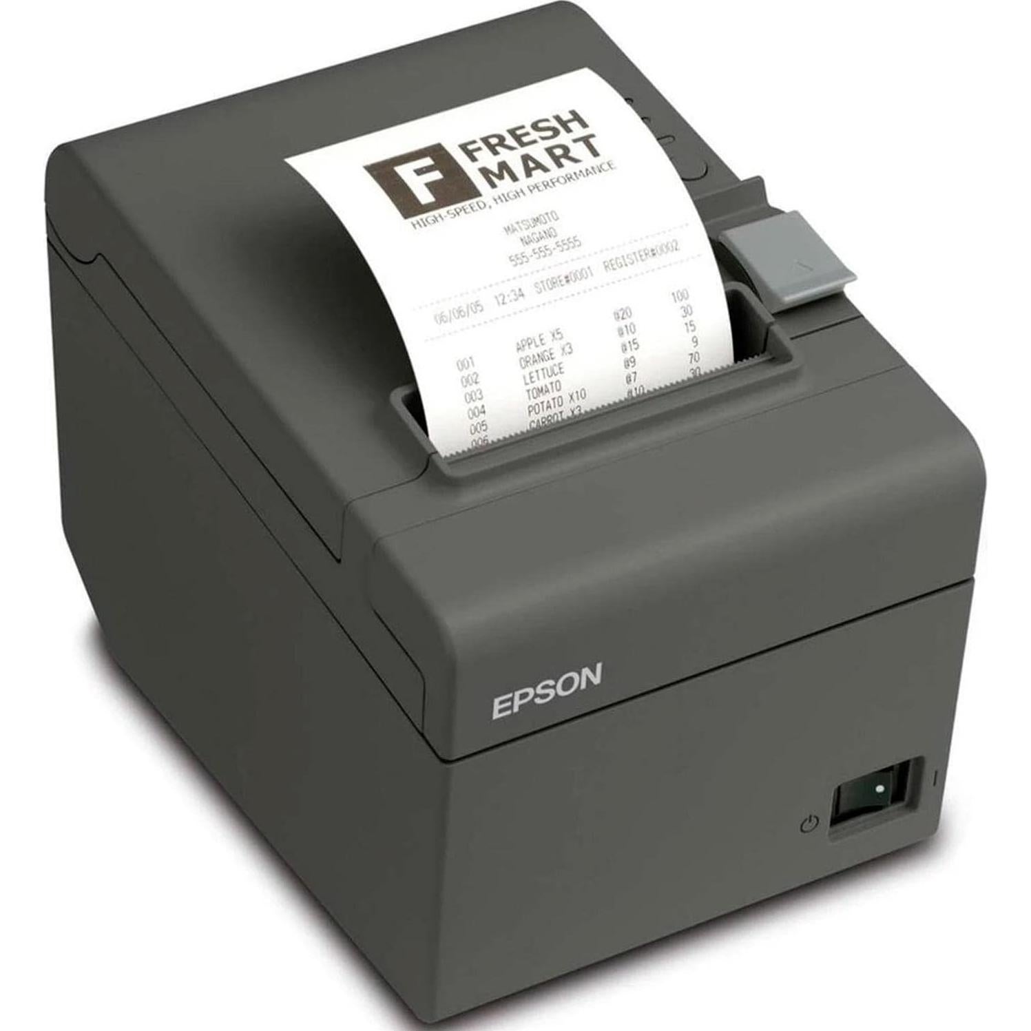 Impresora Térmica Epson TM-T20II USB - Monocromo - 7.9 cm