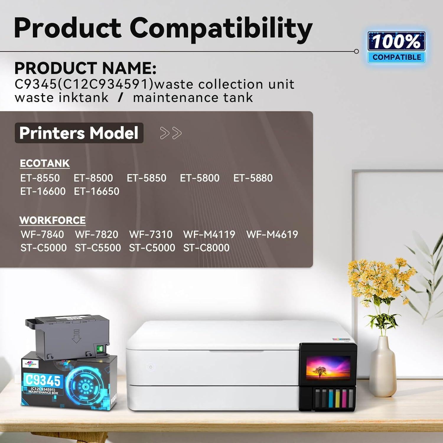 Caja de Mantenimiento de Tinta C9345 Compatible Epson