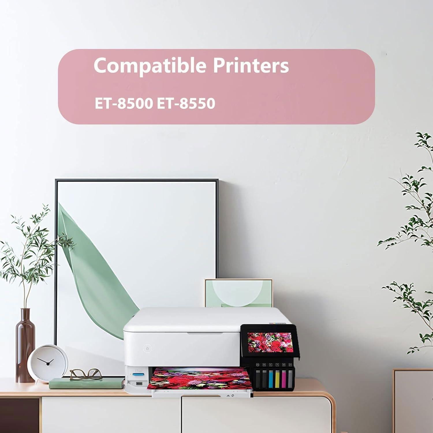 Tinta de Sublimación 600ML LNKCOS para Impresoras ET-8500 ET-8550