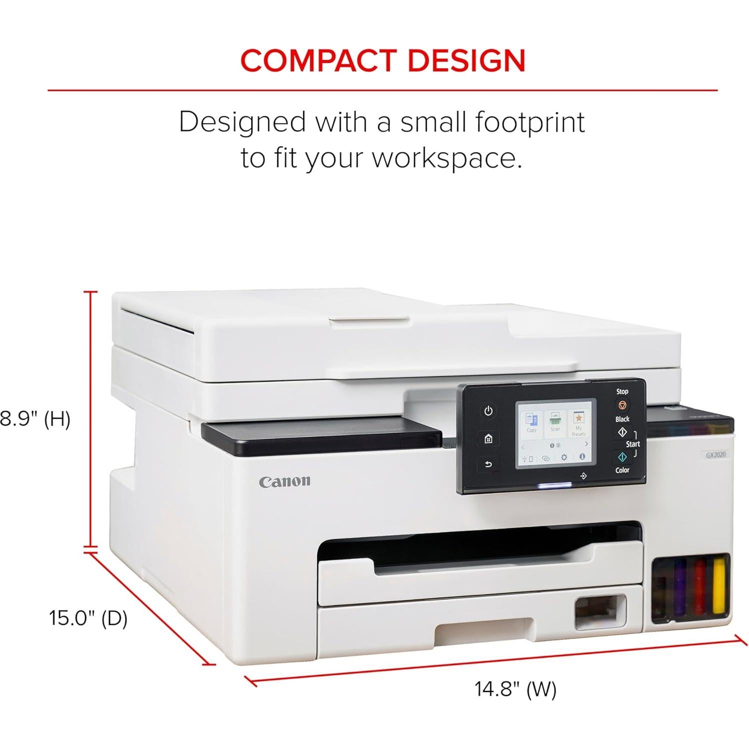 Impresora Canon MegaTank GX2020 Inalámbrica Todo en Uno