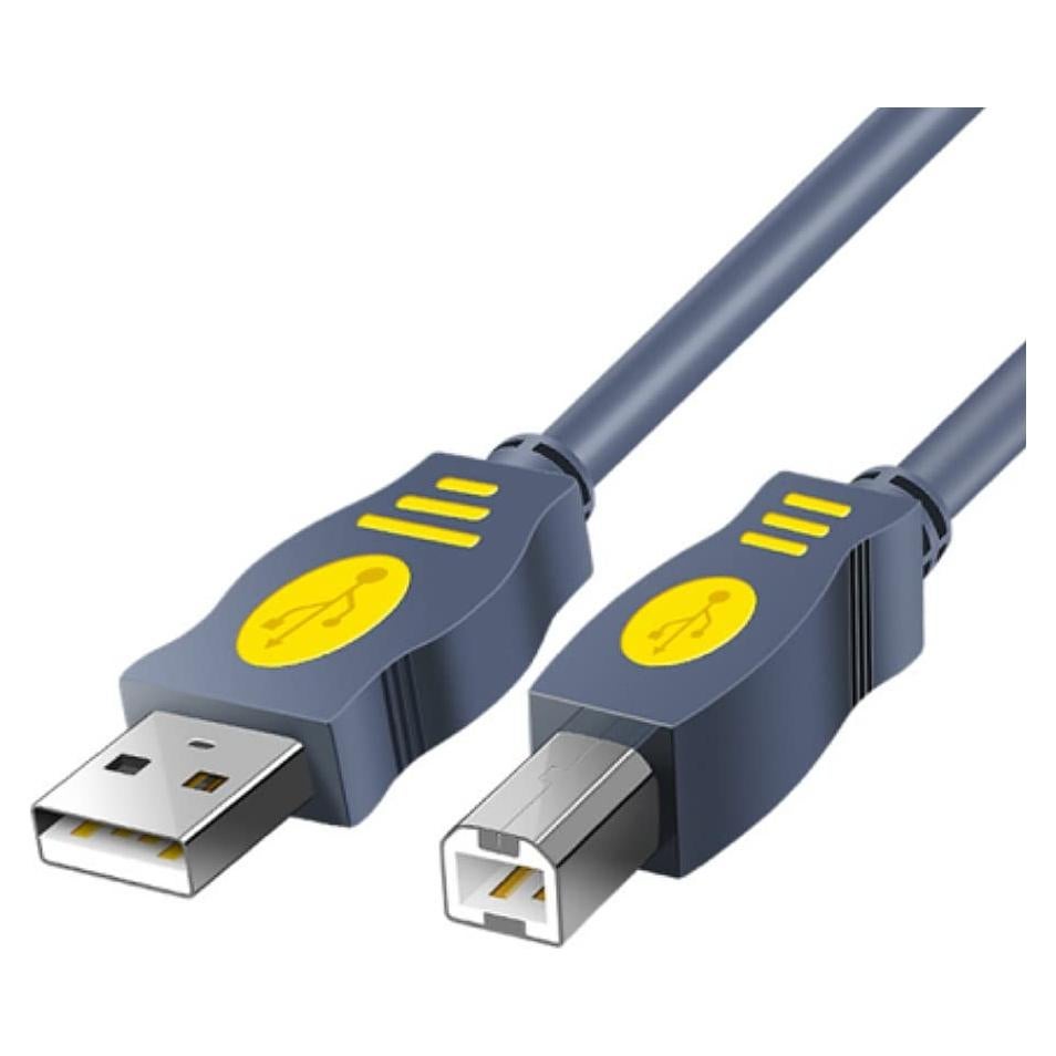 Cable de Impresora USB 2.0 Qjin 3 Metros para Canon, Epson, HP