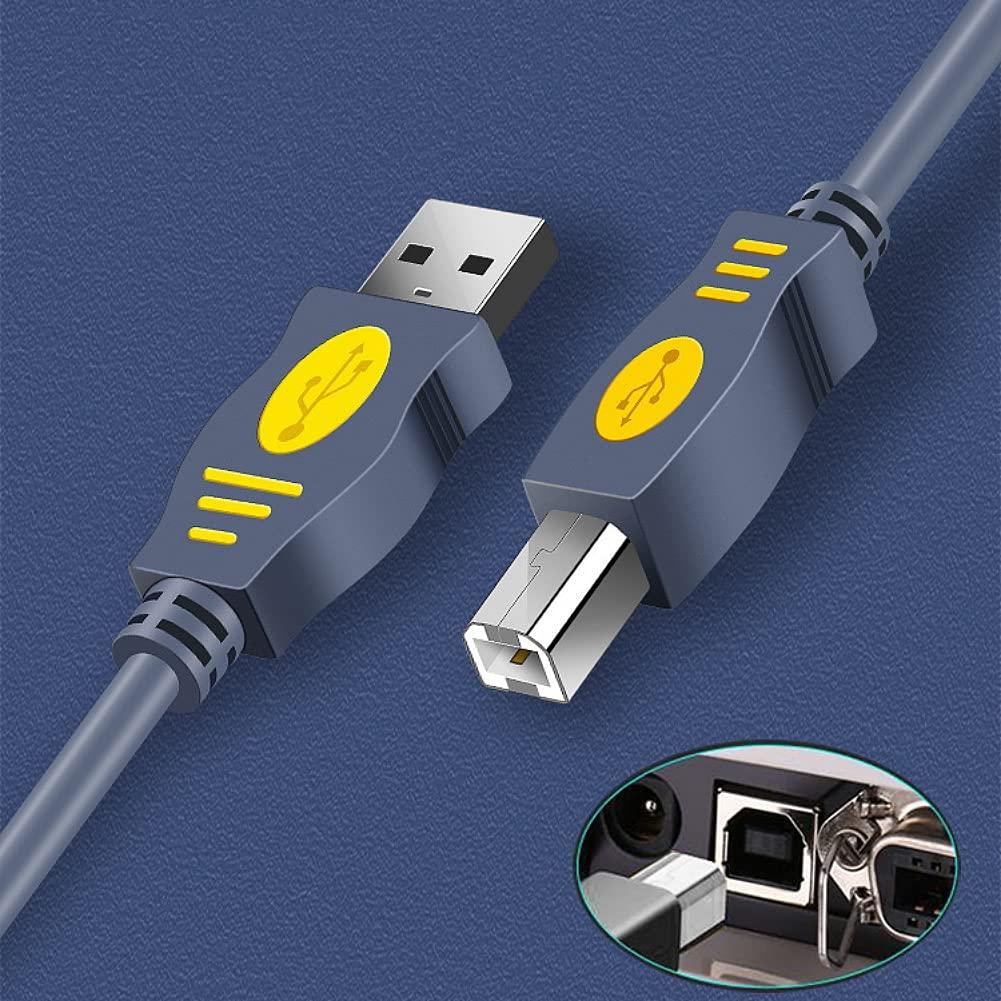 Cable de Impresora USB 2.0 Qjin 3 Metros para Canon, Epson, HP