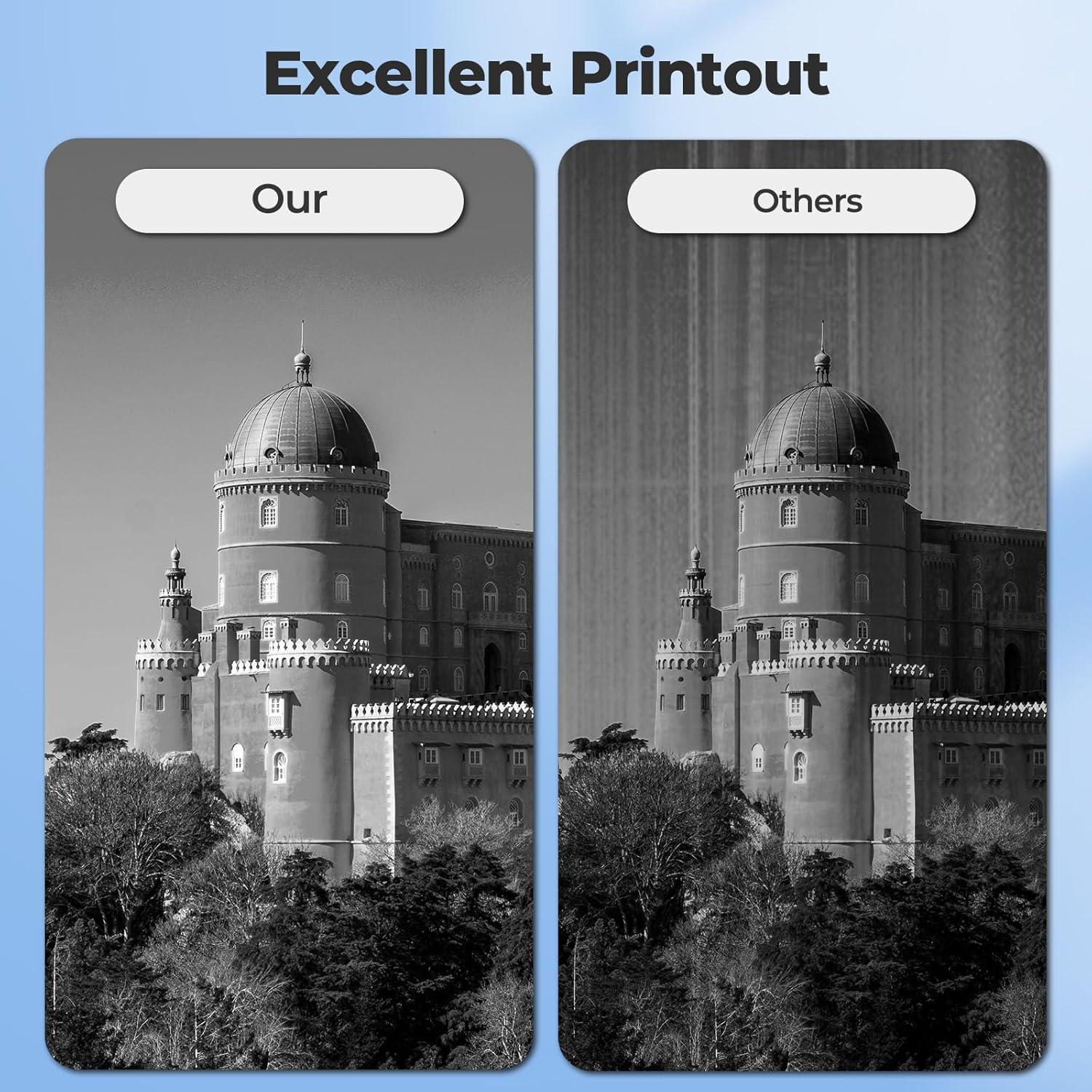 Botellas de recarga de tinta negra 542 Topcolor - 2 unidades