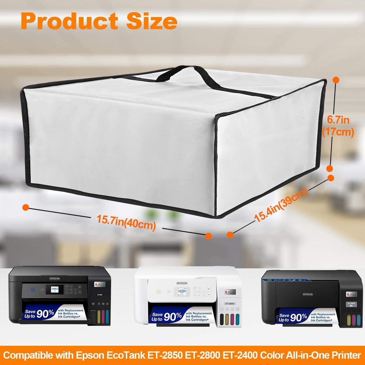 Funda Protectora para Impresora Epson EcoTank ET-2800 Plata