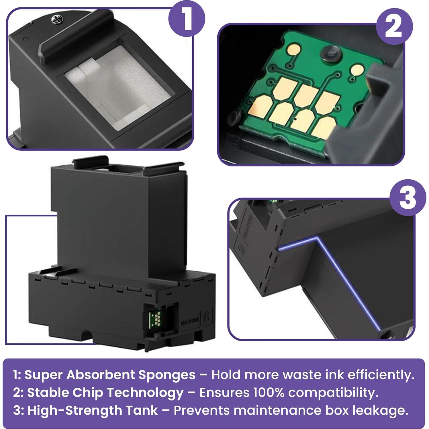 Caja de Mantenimiento T04D1 para Impresoras Epson EcoTank