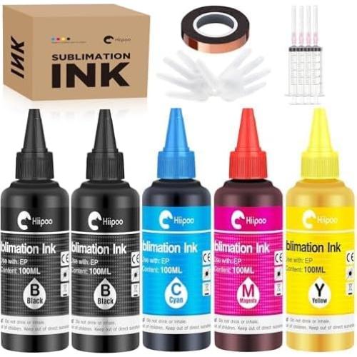 Recarga de Tinta de Sublimación Hiipoo 500ml para Impresoras