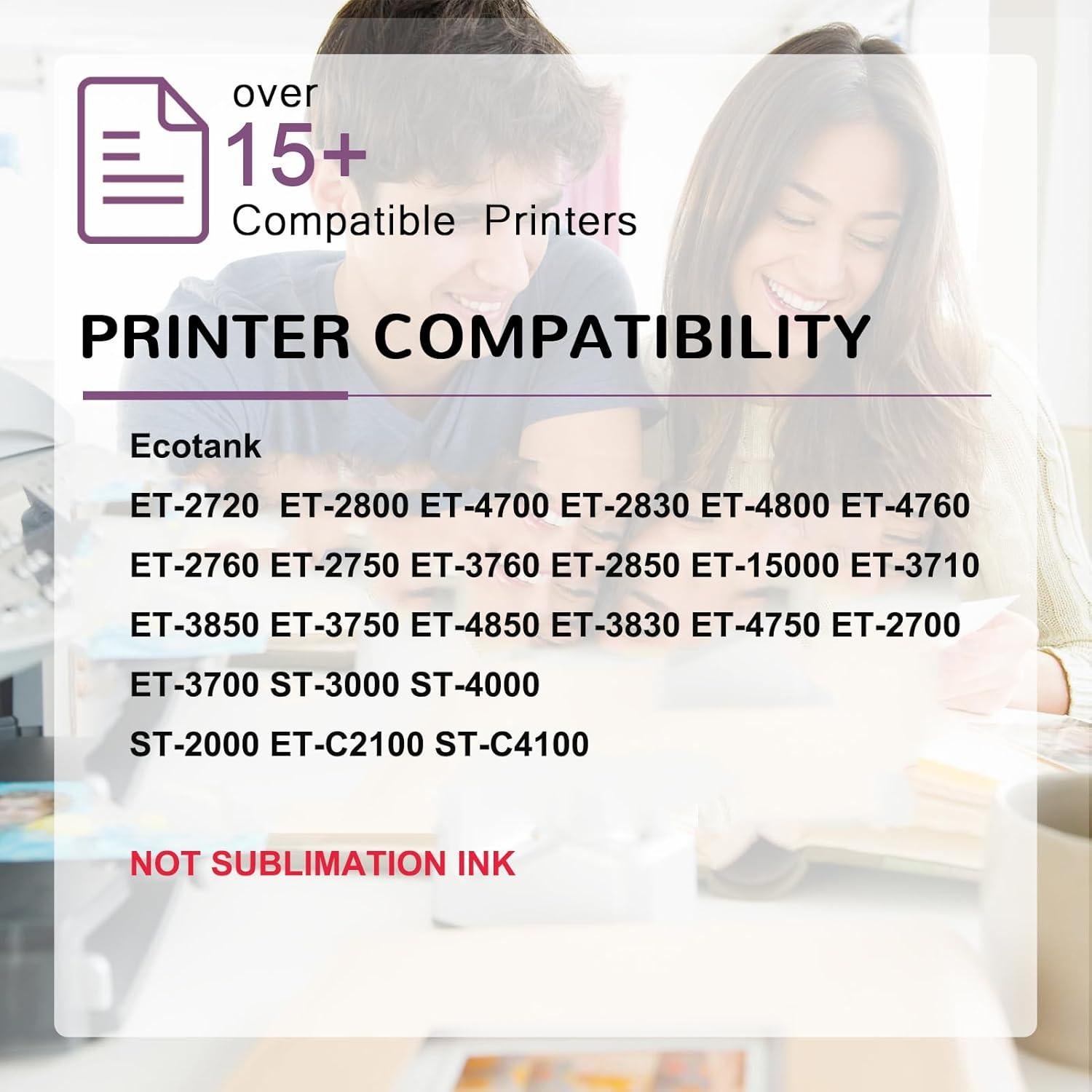 Botella de Tinta Inktopia T522 Recarga 600ml Compatible Epson