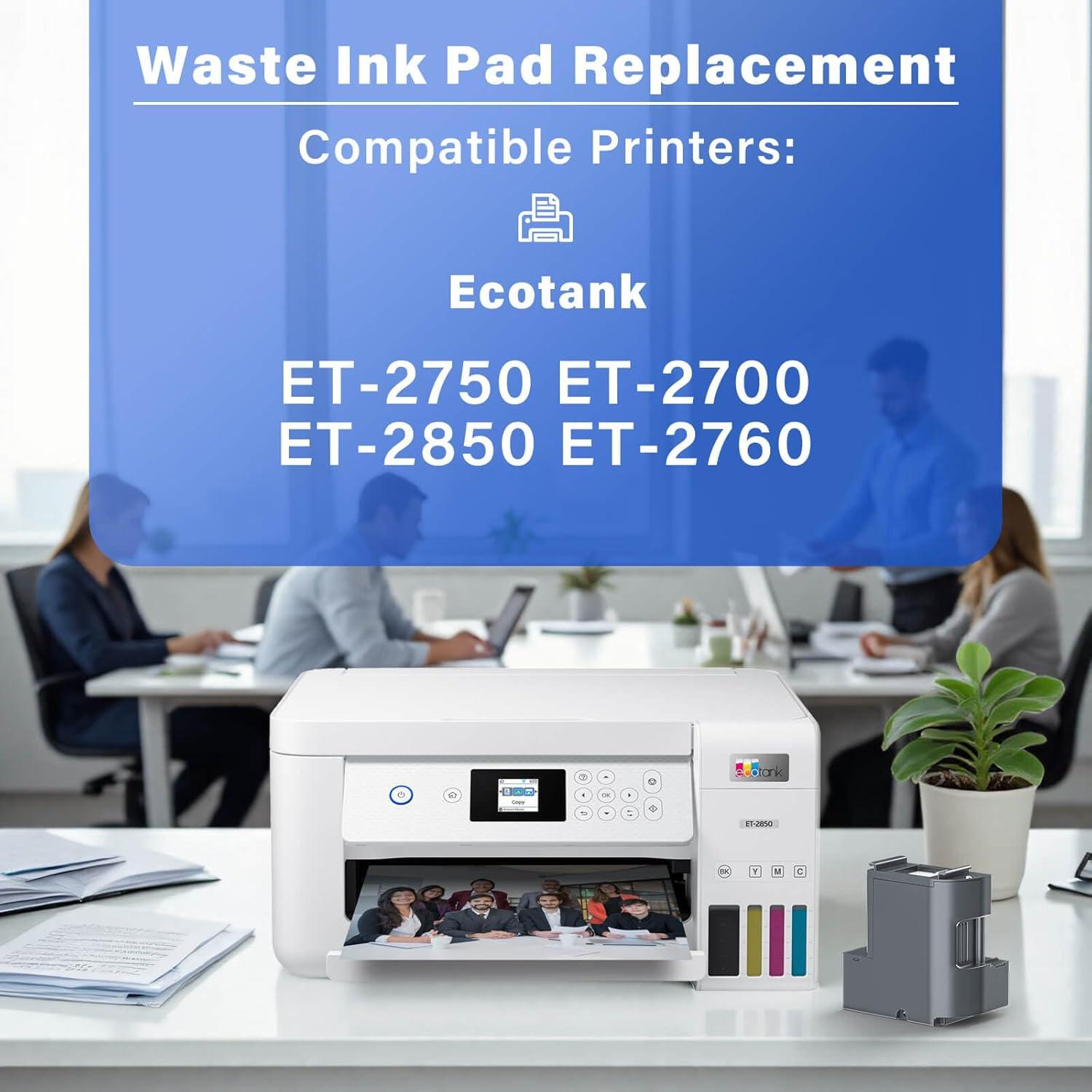 Reemplazo Almohadilla de Tinta Residual INKROBAT para Ecotank ET-2850 ET-2760 ET-2750 ET-2700