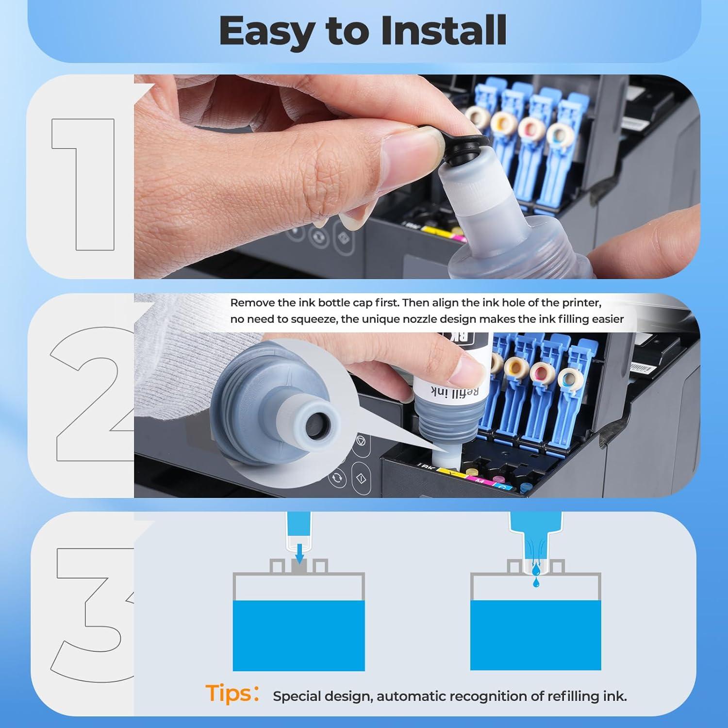 Botellas de Recarga de Tinta 542 SERENDIPITS Paquete de 4