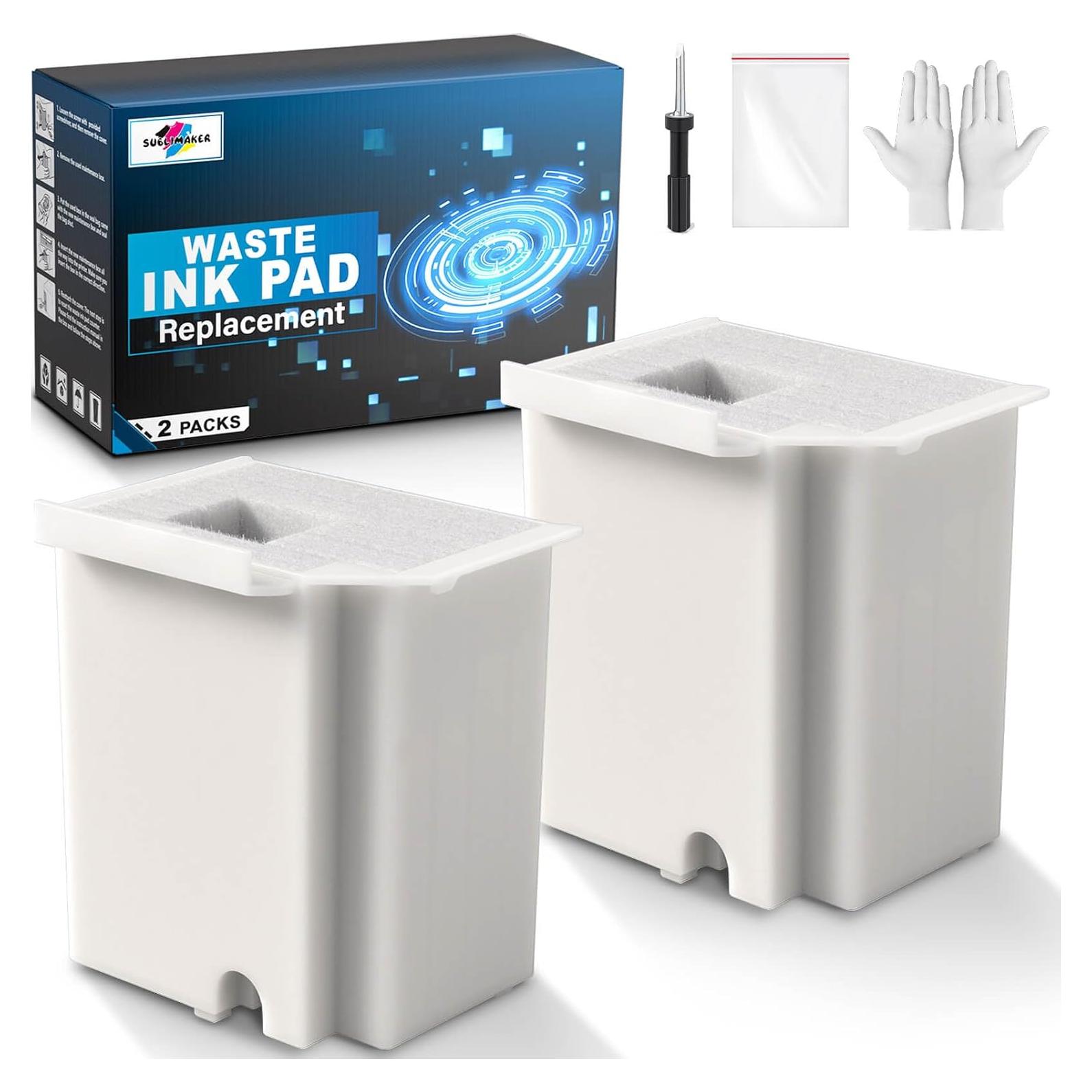 Reemplazo Almohadilla de Tinta Residual Sublimaker ET-2800/ET-4800 (2 Paquetes)