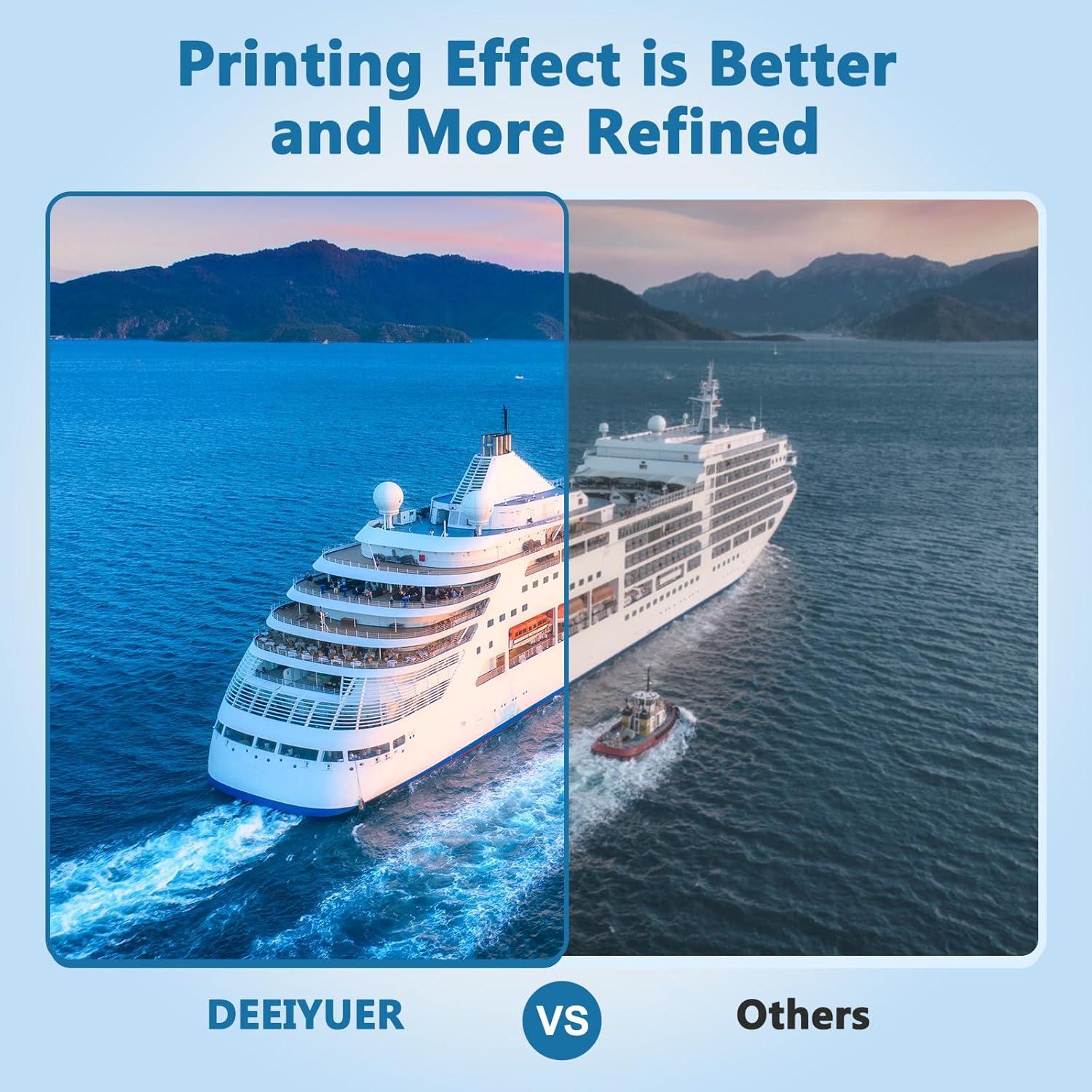 Botellas de Tinta Color 502 DEEIYUER para Impresoras EcoTank