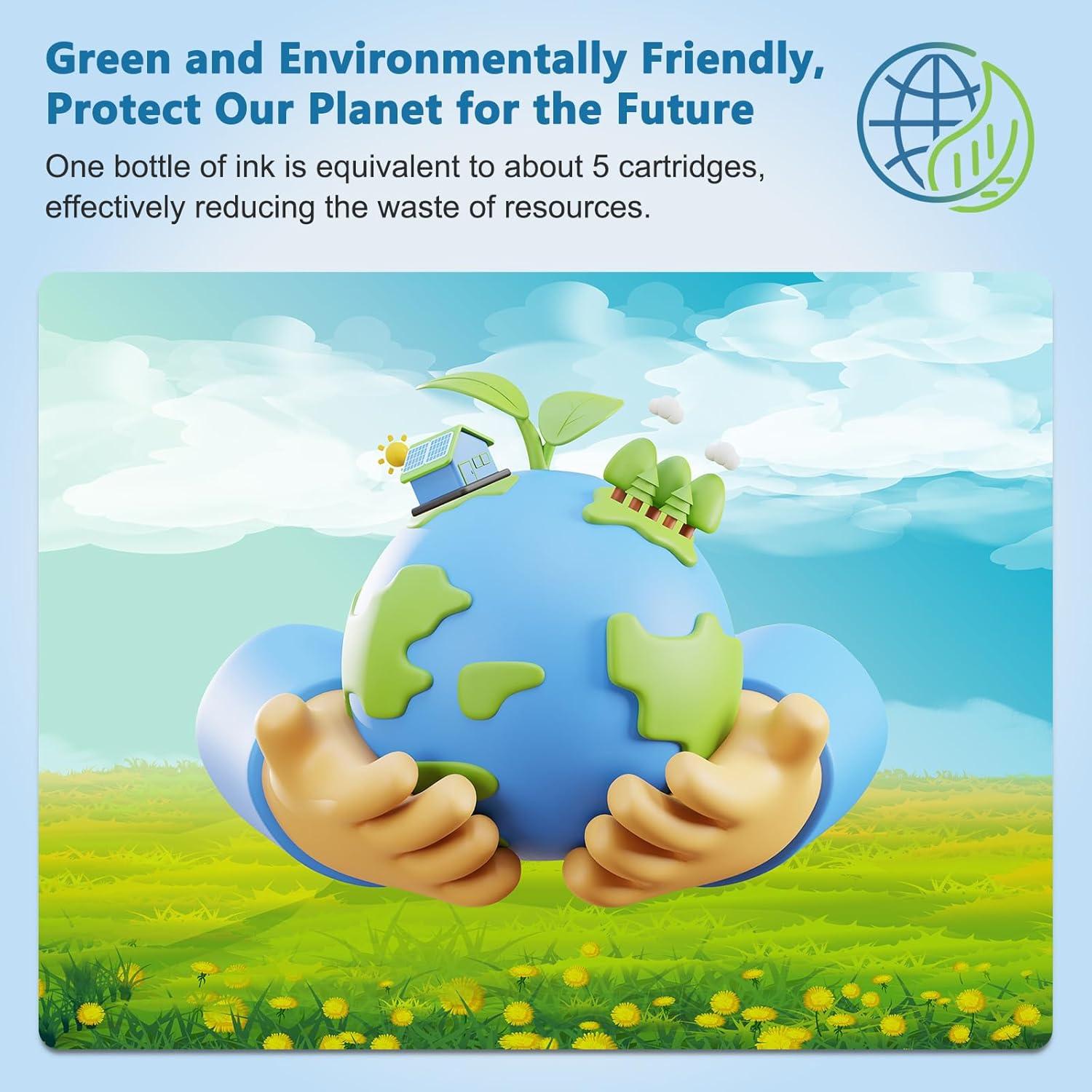 Botellas de Tinta Color 502 DEEIYUER para Impresoras EcoTank