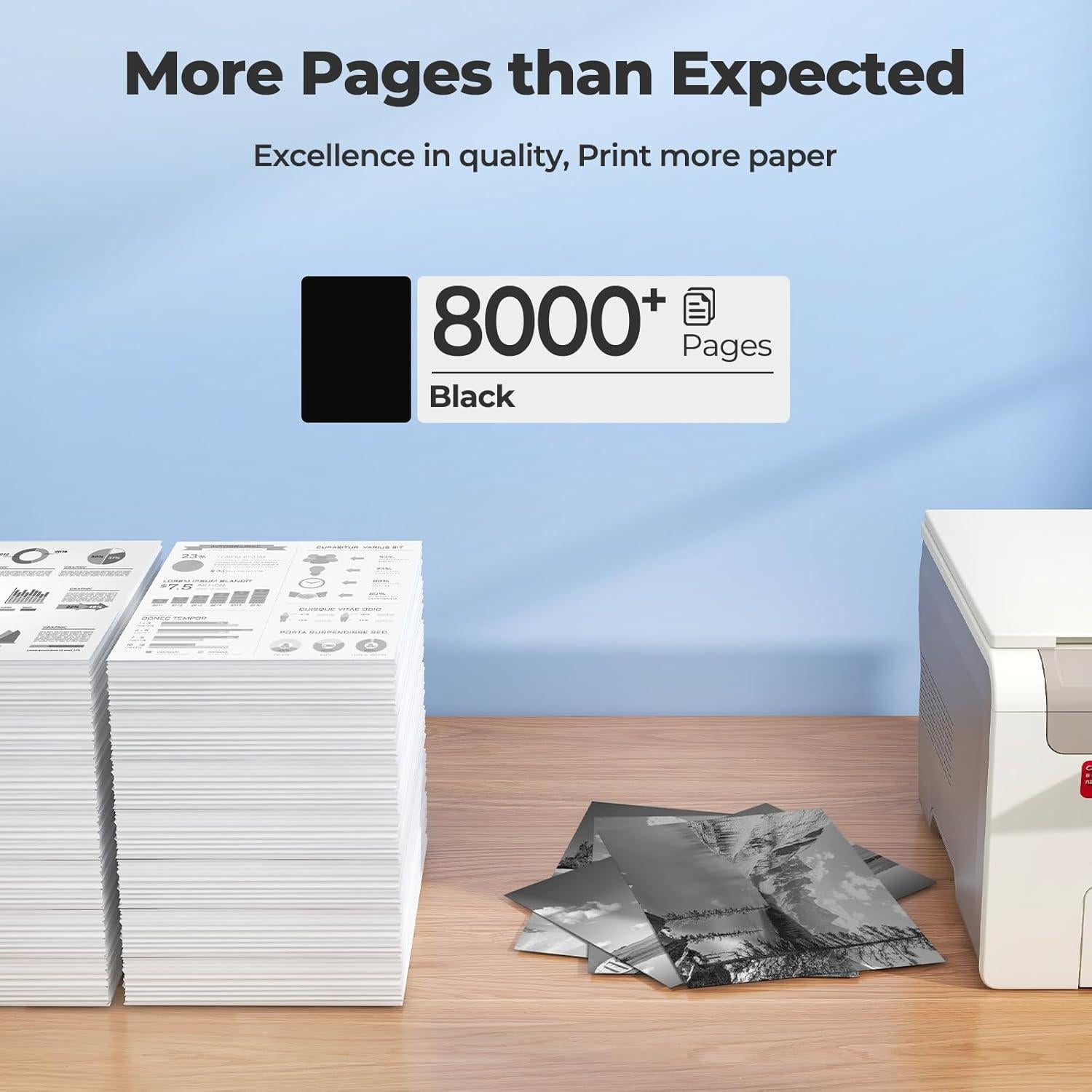 Botellas de Recarga de Tinta Negra 522 Trokliey 300ml